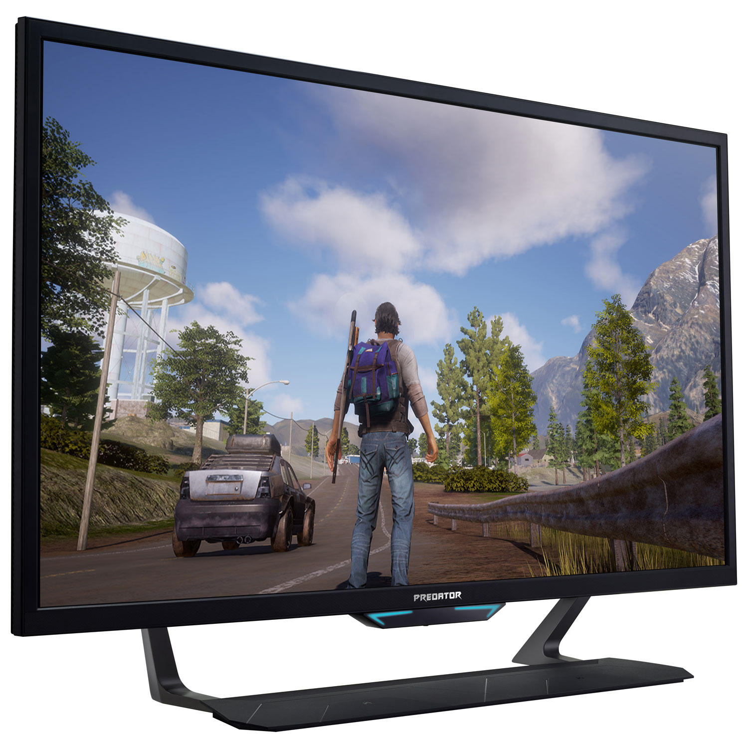 Moniteur de jeu G-Sync DEL VA Ultra HD 4K 144 Hz 42,5 po Predator d'Acer avec temps de réponse 1 ms gris à gris - Noir