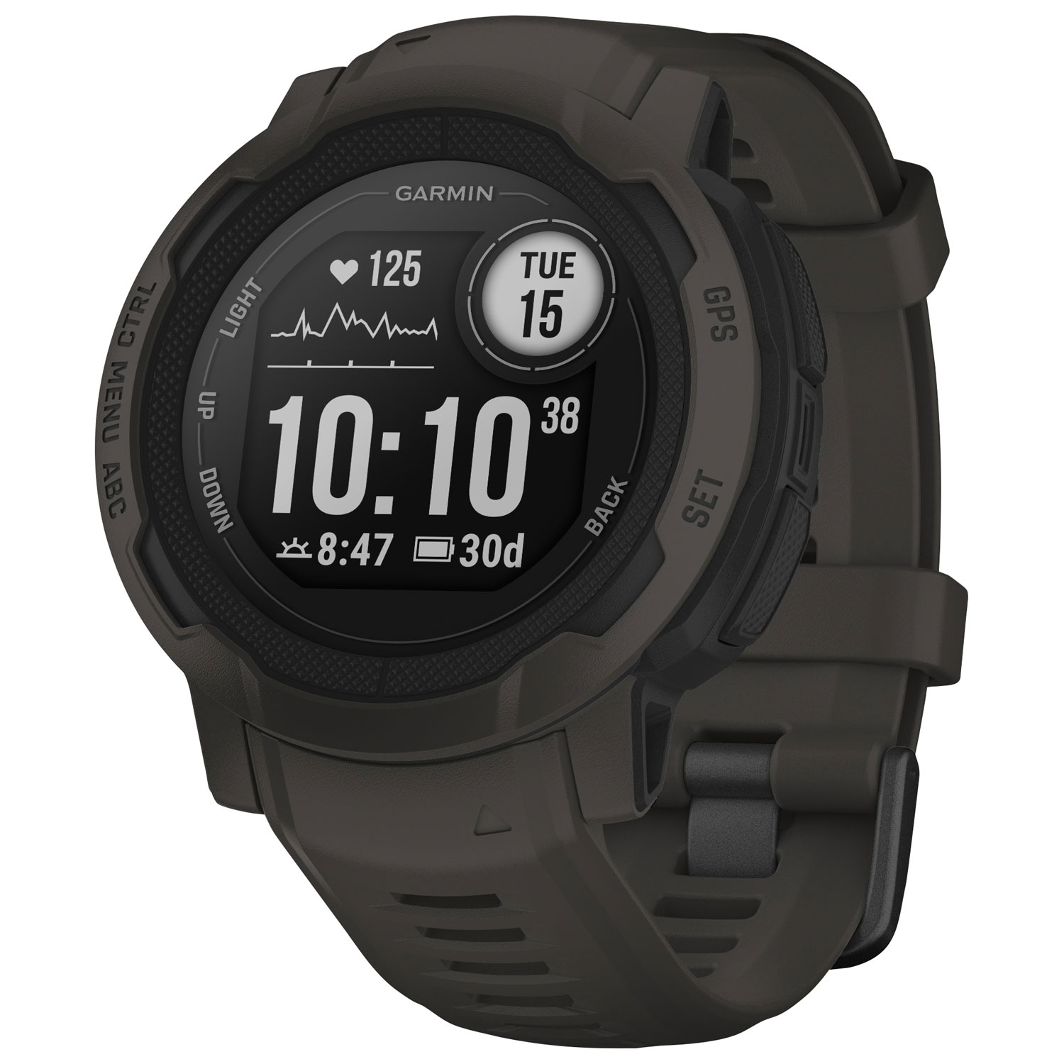 Garmin Instinct 2S 40mm GPS Watch with Heart Rate Monitor - Graphite