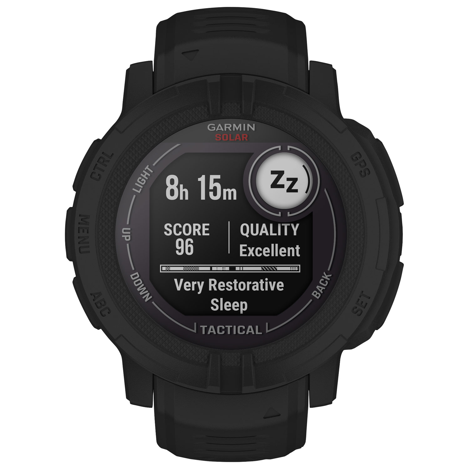 Montre intelligente multisport Bluetooth de 45 mm Instinct 2 Solar Tactical Edition de Garmin - Noir
