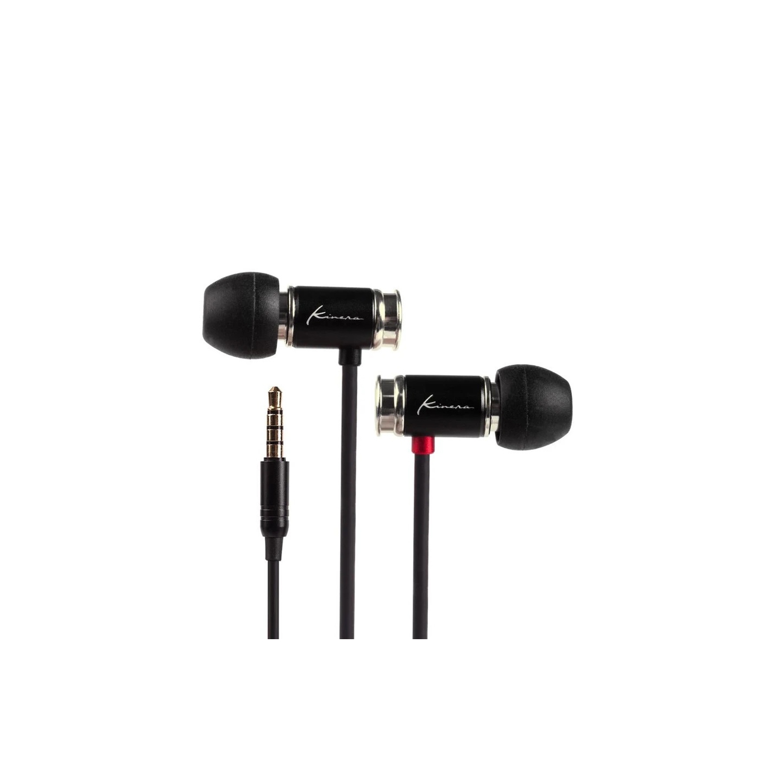 Kinera TYR In-Ear Monitor Ergonomic Design for Comfortable Fit 6mm Micro Dynamic Driver, Black