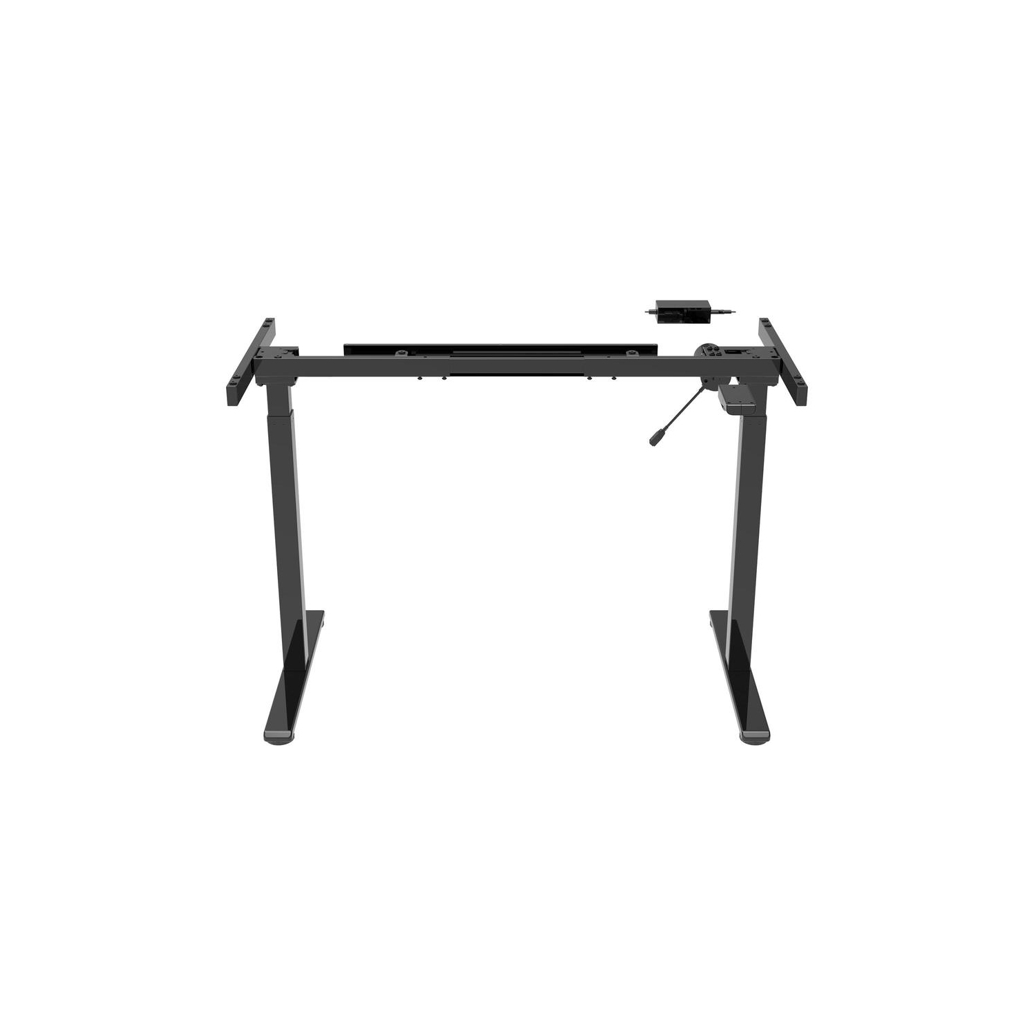 Cadre de bureau debout à hauteur ajustable à l'électricité, bureau assis/debout ergonomique pour tables 39-63 po