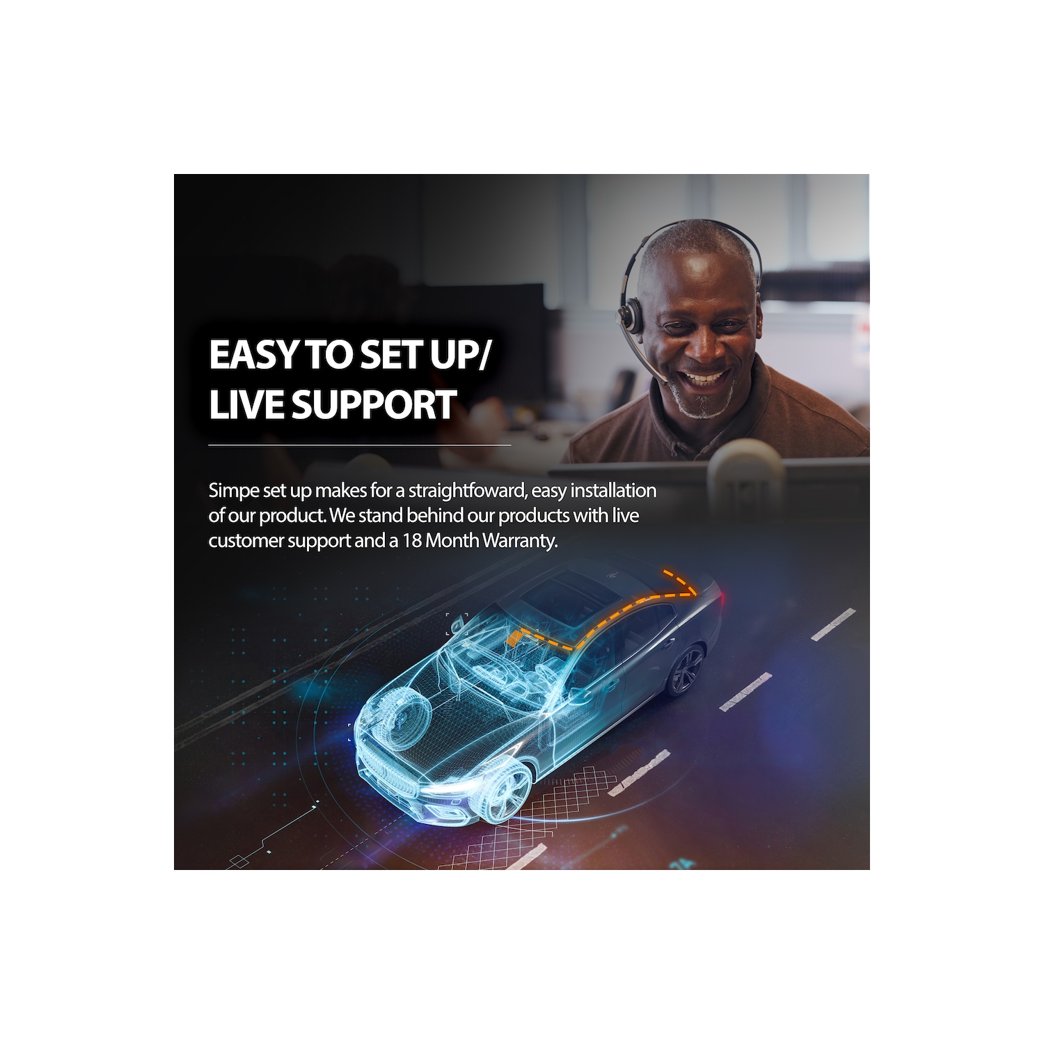 Rexing V1PGW-4K 2.4" LCD Dual Channel Car Dash Cam 2160p Avant + 1080p Arrière avec GPS intégré et Wi-Fi