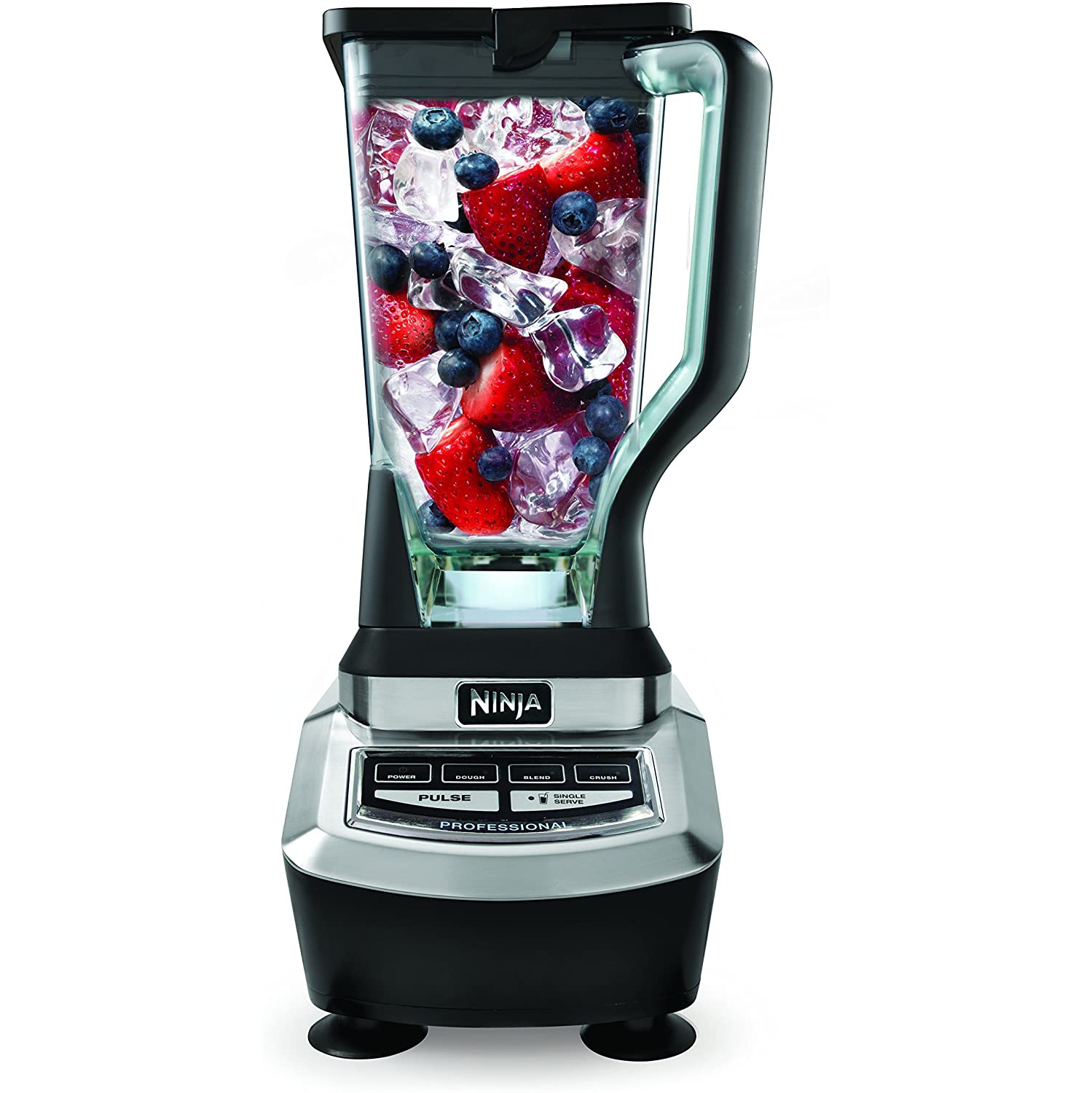 Ninja BL780C, Système de cuisine Ninja Supra avec mélangeur et robot culinaire, noir/argent, 1200 W,