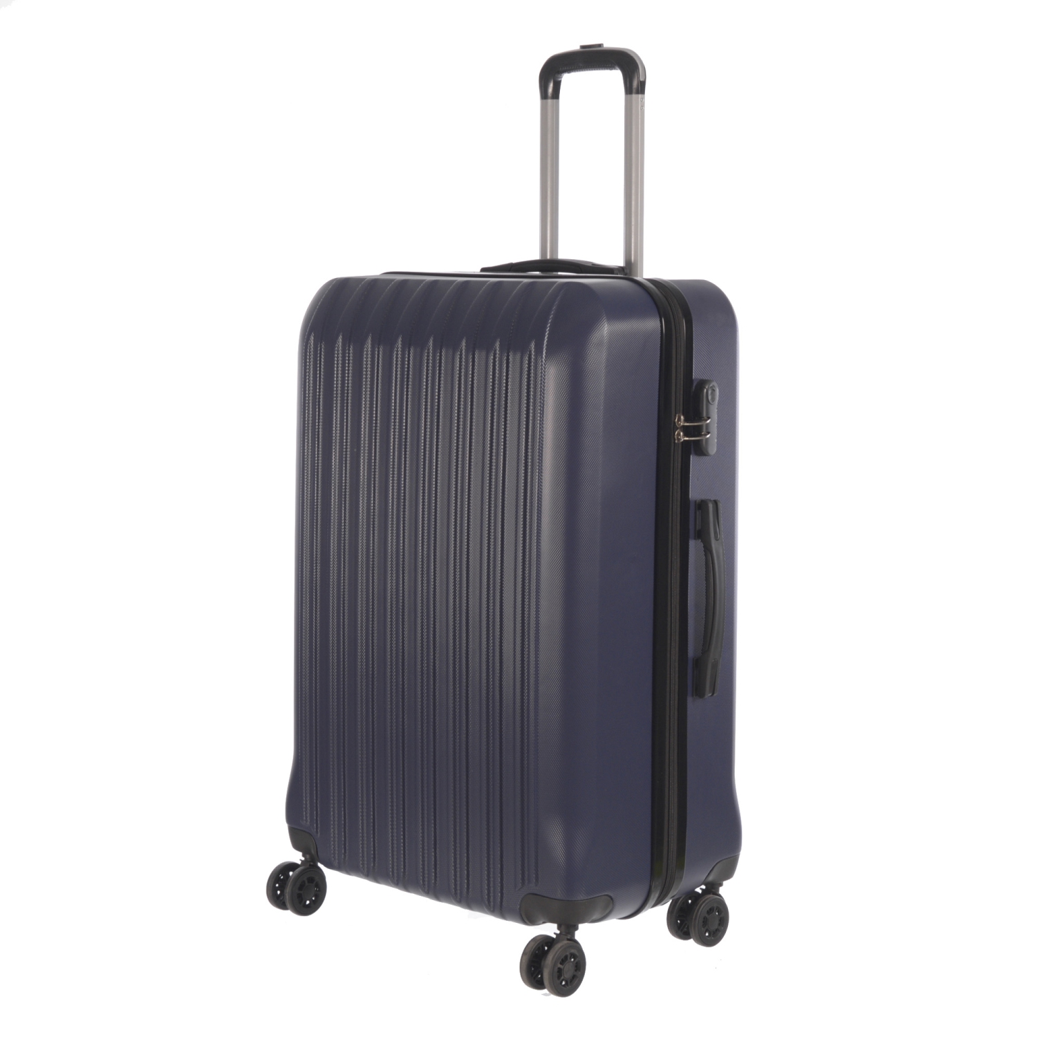 Grande valise de 28 po de la collection Luggage Grove de NICCI - Bleu foncé