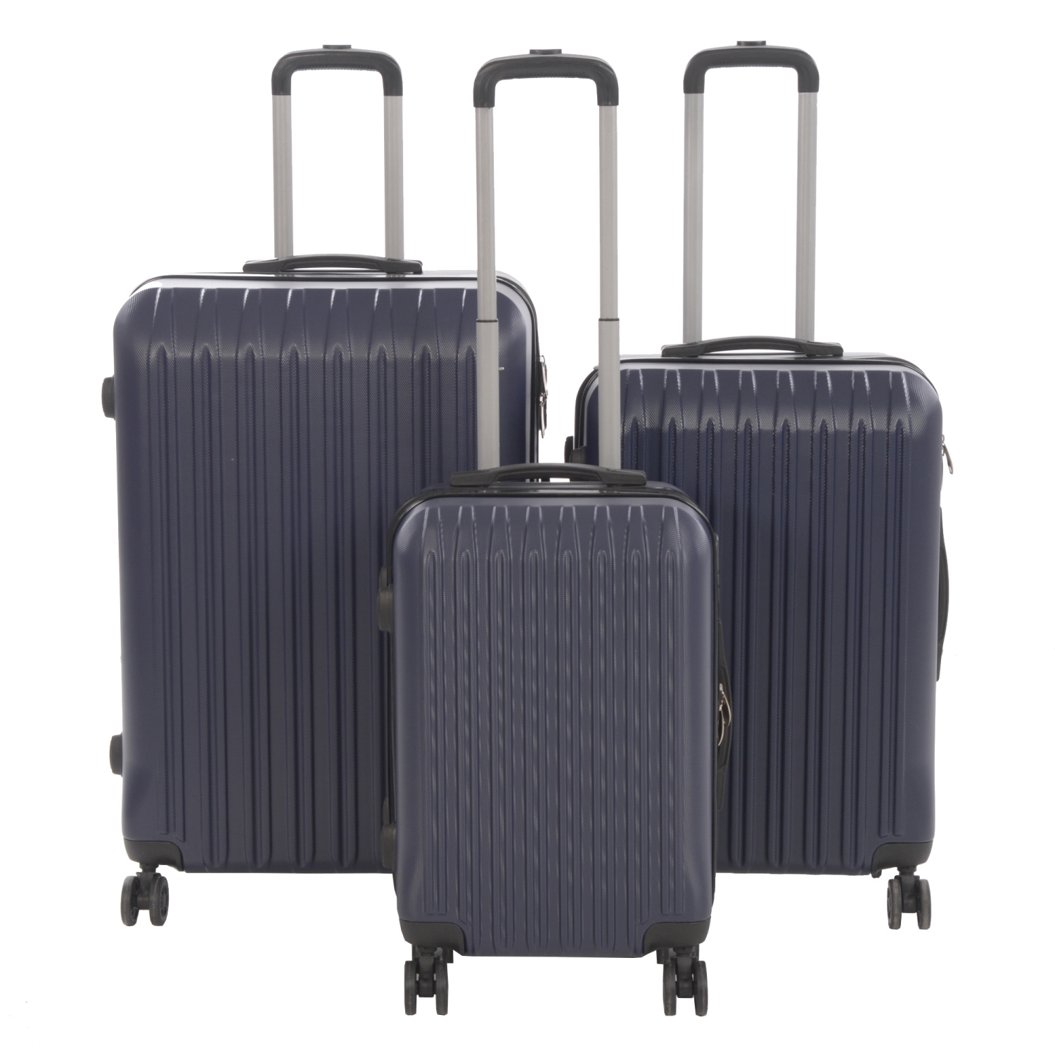 Grande valise de 28 po de la collection Luggage Grove de NICCI - Bleu foncé