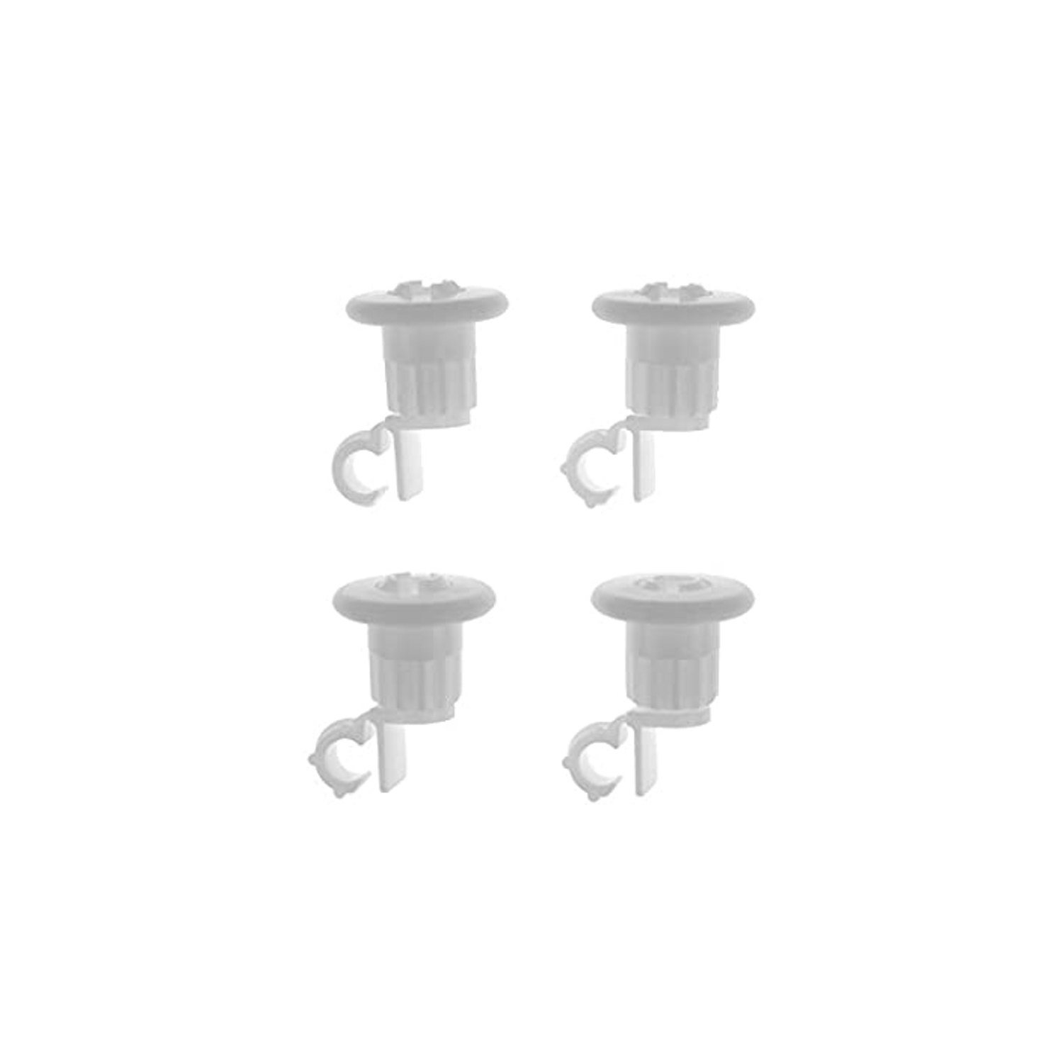 WG04A01222 OEM GE Dishwasher Upper Dishrack Roller Assembly Kit 4 Pack