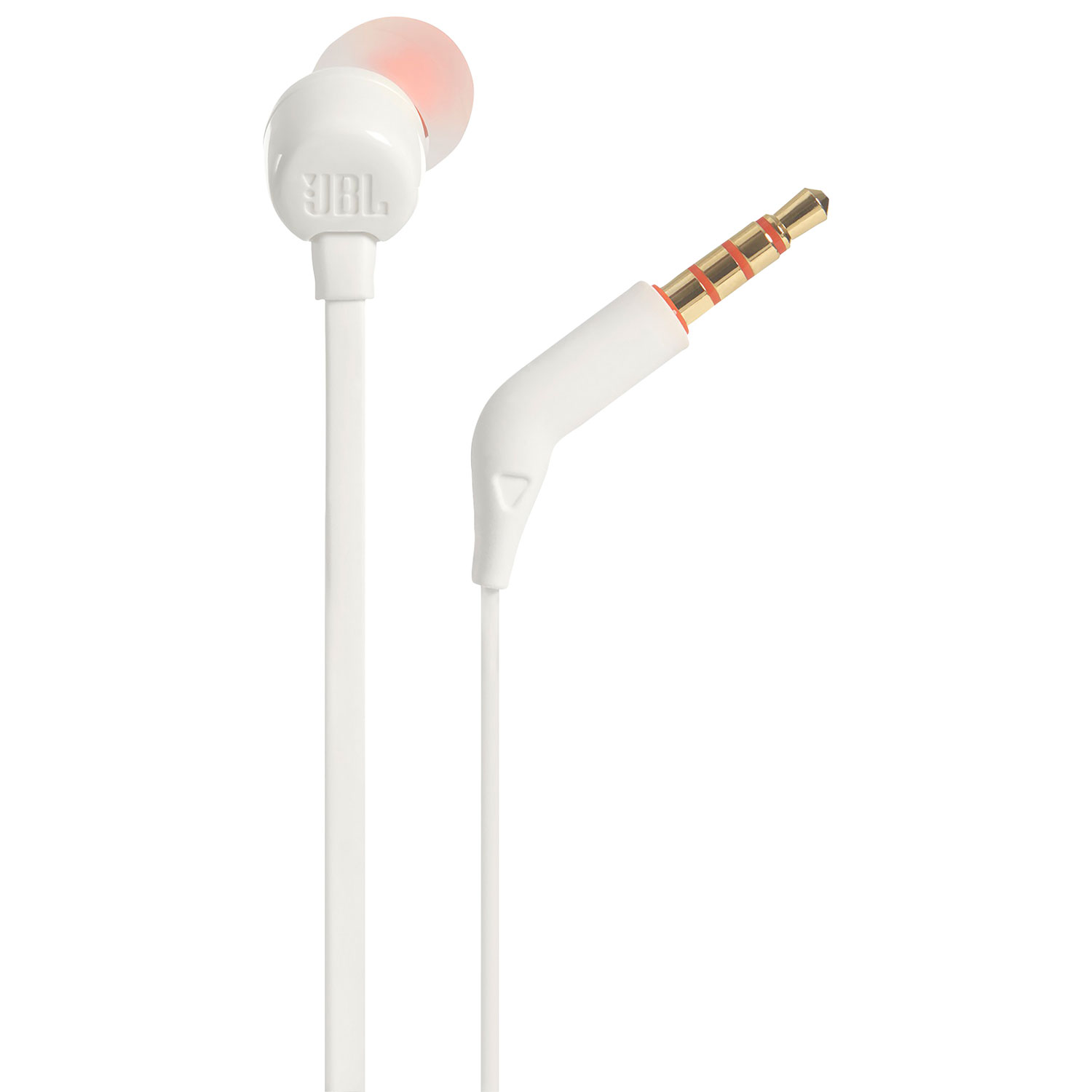 JBL T110 In-Ear Sound Isolating Headphones - White