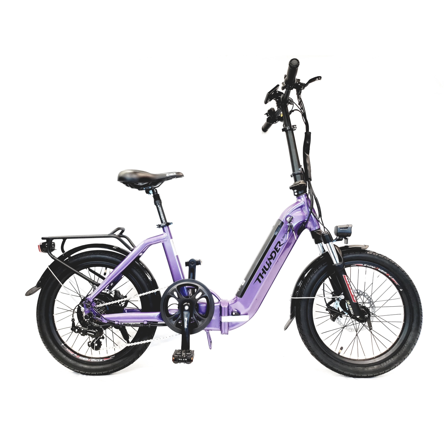 thunder electric folding mountain bike