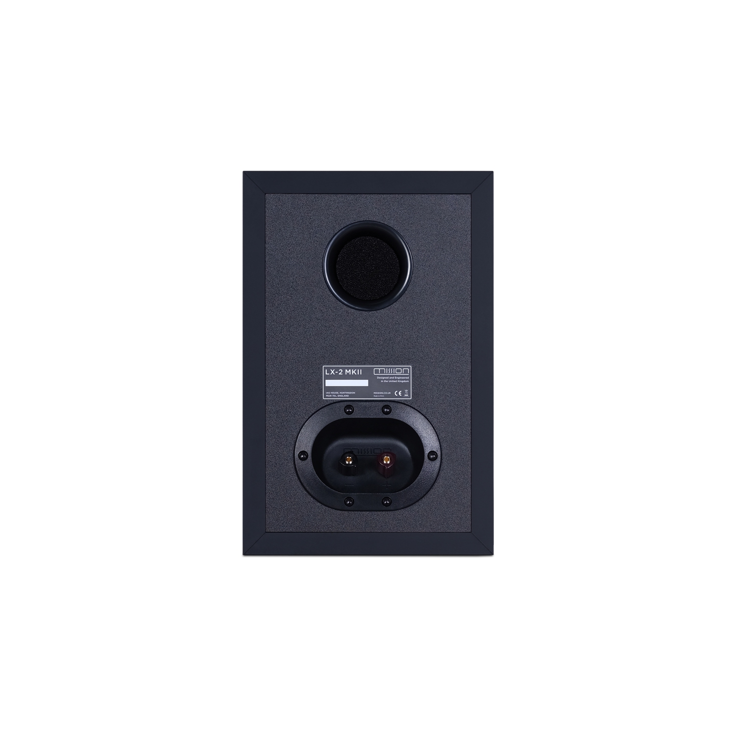 Haut-parleur d’étagère de 5 po à deux voies LX-2 MKII de Mission