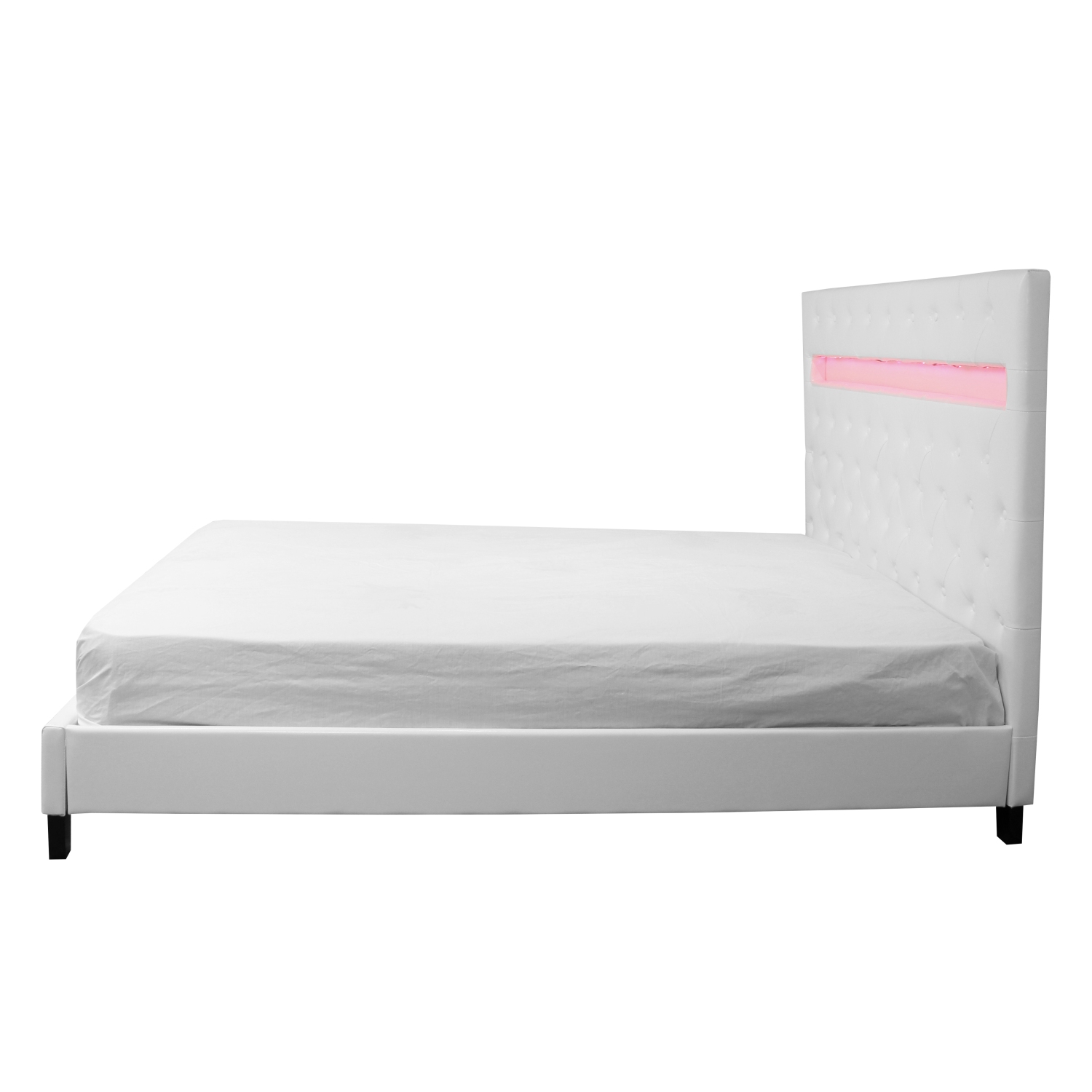 Otis Black Led Bed Queen