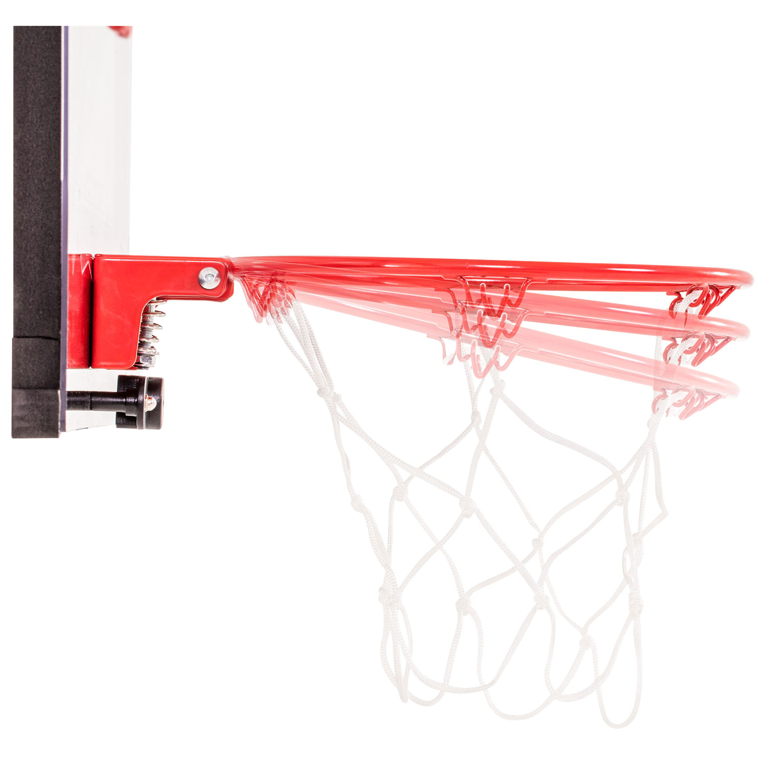 Mini-panier de basket-ball noir de 18 po Silverback par Escalade avec  système d'éclairage DEL ESCLG02300W