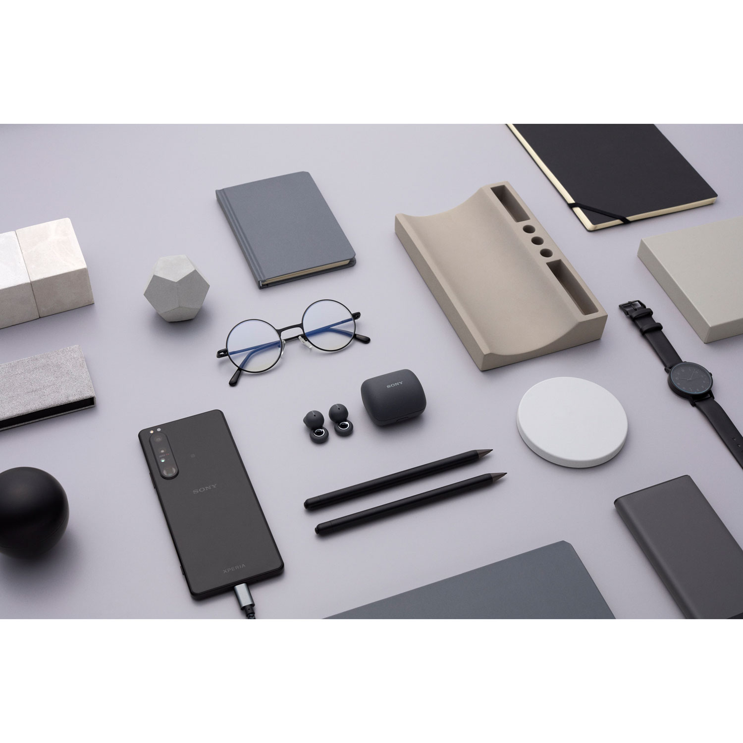 Sony LinkBuds Open-Ear True Wireless Earbuds - Grey