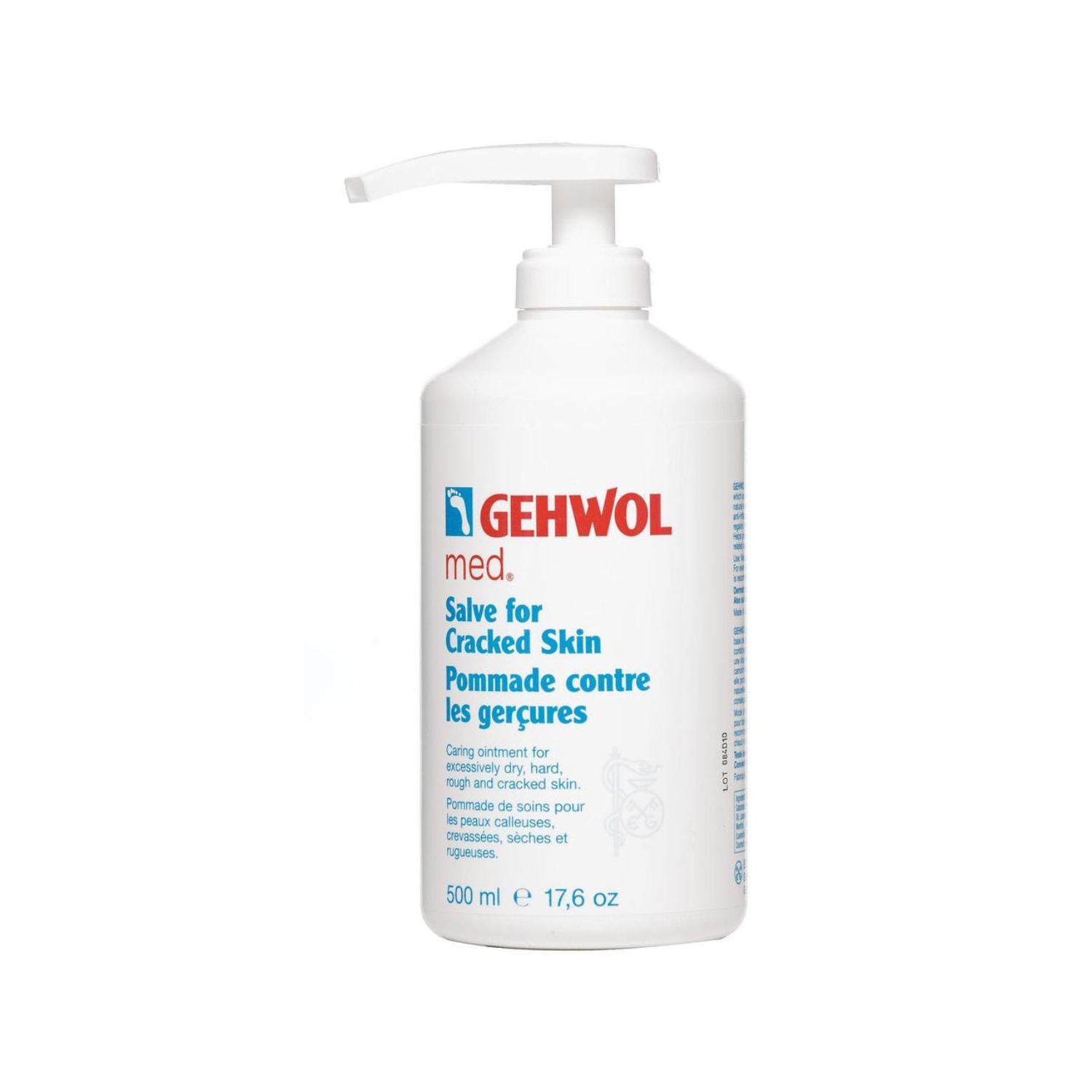 Gehwol Med Salve for Cracked Skin w/ Pump 500 ml