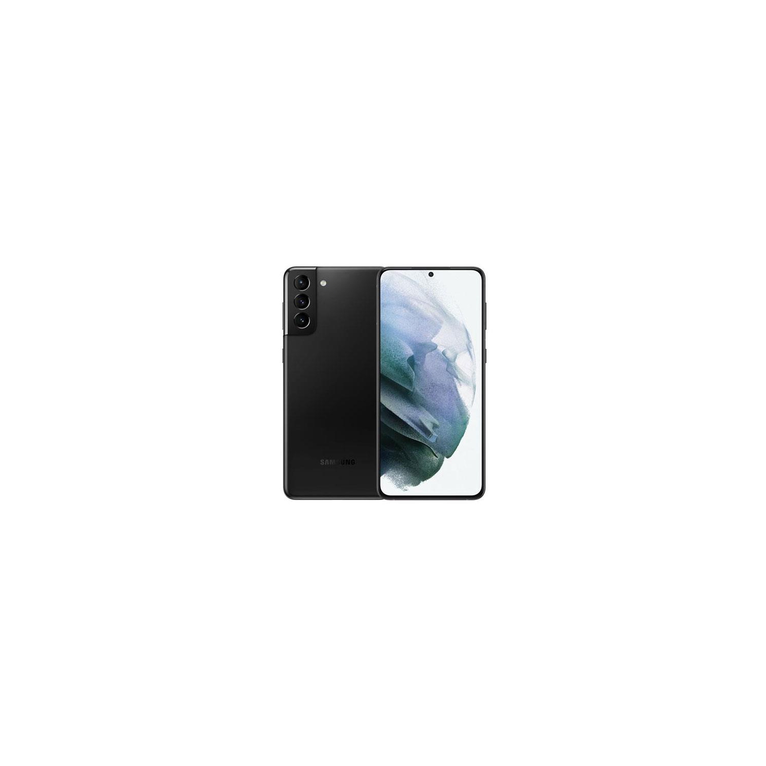 Refurbished (Excellent) - Samsung Galaxy S21 Plus 5G 128GB Smartphone Phantom Black Unlocked (SM-G996WZKAXAC), Refurbished