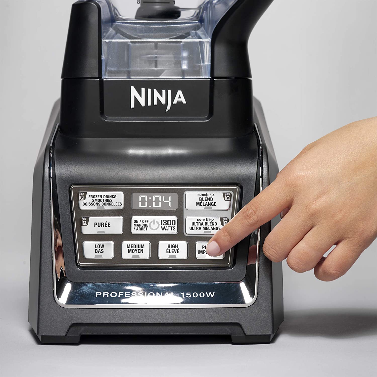 Remis à neuf - mélangeur sur socle 1300&nbsp;W Nutri Ninja Duo Auto-iQ de Ninja avec tasses Nutri Ninja
