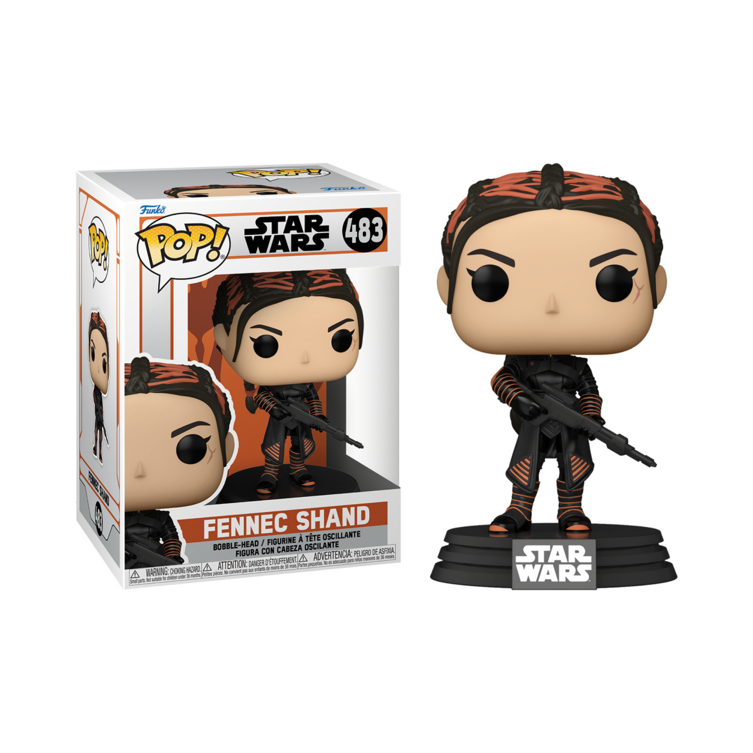 Figurine Pop! De Funko Star Wars : Le Mandalorien Fennec Shand debout