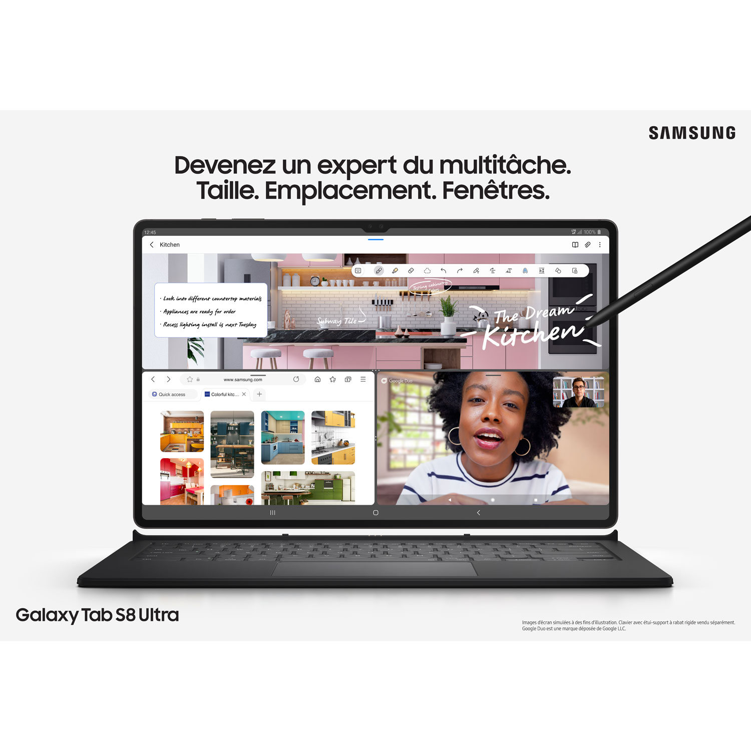 Samsung Galaxy Tab S8 Ultra 14.6" 256GB Android 11 Tablet w/ Qualcomm SM8450 8-Core Processor - Graphite