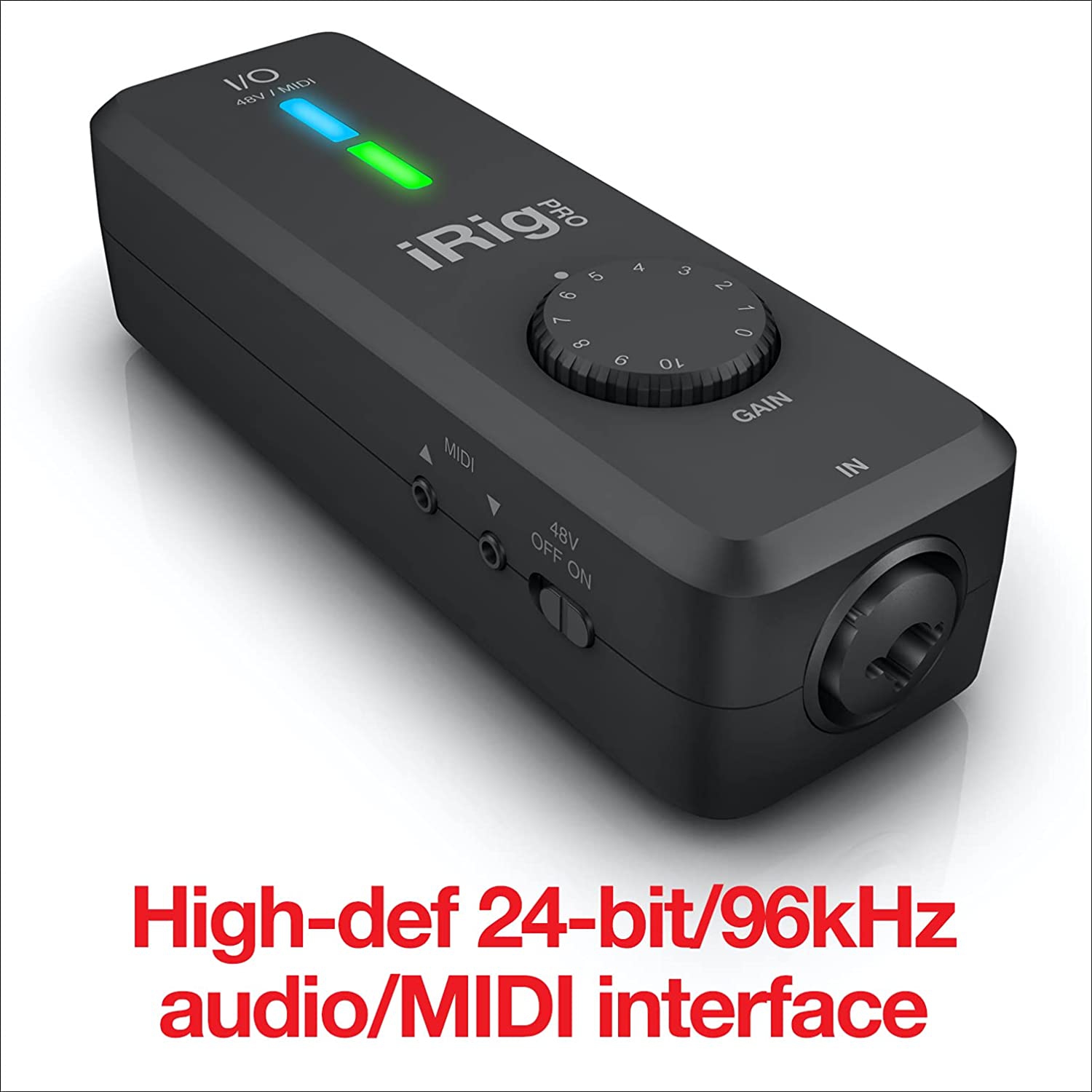 IK Multimedia IP-IRIG-PRO IO-IN Channel Portable Audio / MIDI