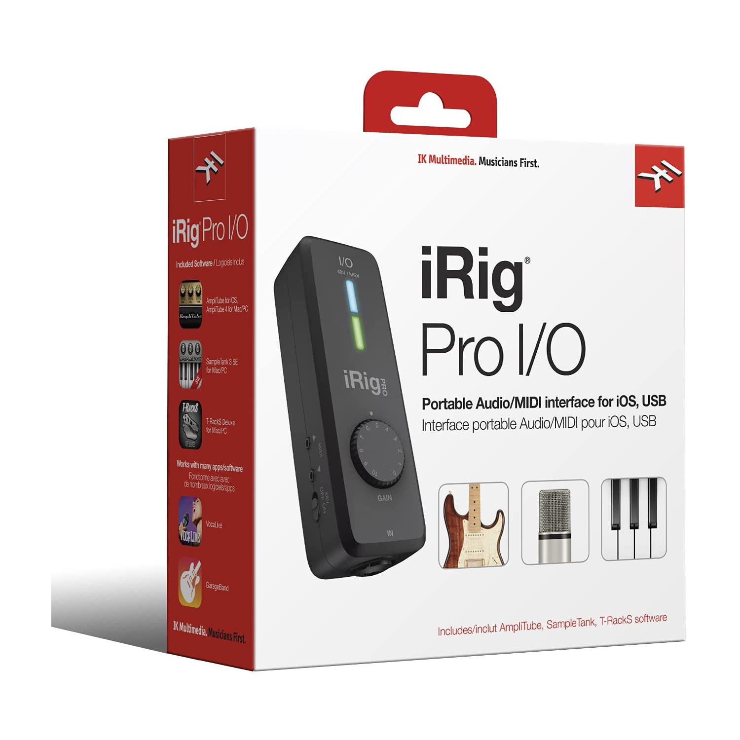 IK Multimedia IP-IRIG-PRO IO-IN Channel Portable Audio / MIDI