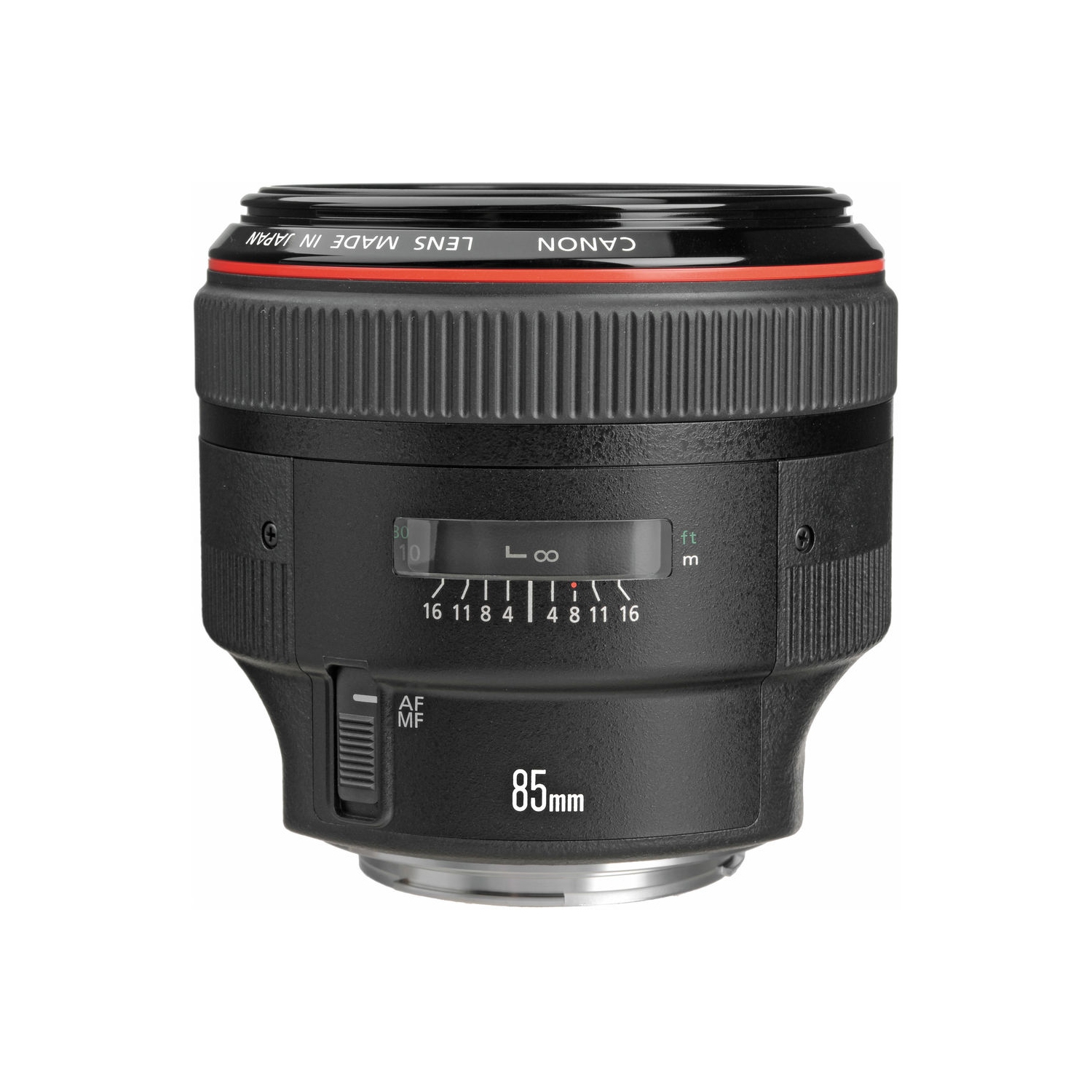 Canon EF 85mm f/1.2L II USM Lens + Filter Kit + Cap Keeper Base Bundle (International Version)