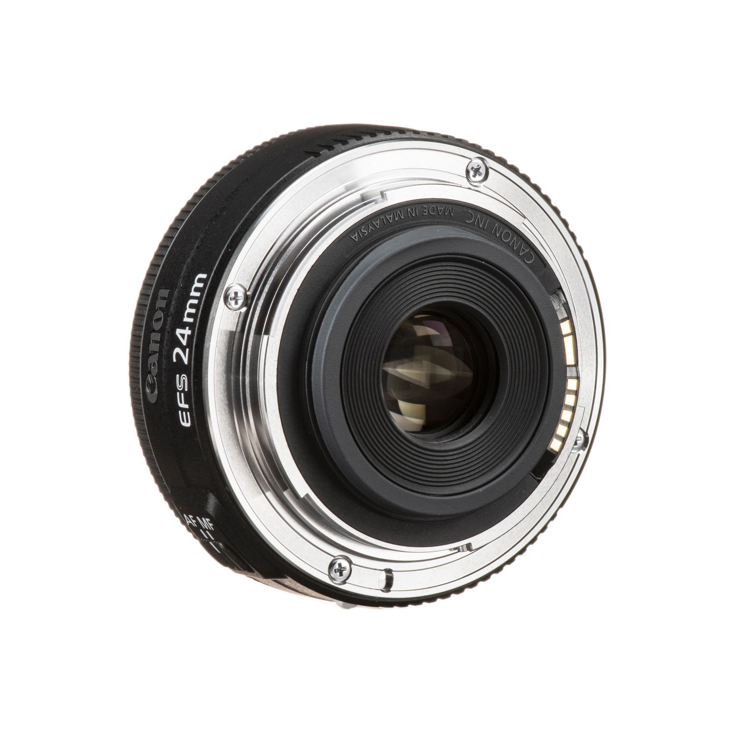 Canon EF-S 24mm f/2.8 STM Lens + Filter Kit + Cap Keeper Base Bundle (International Version)