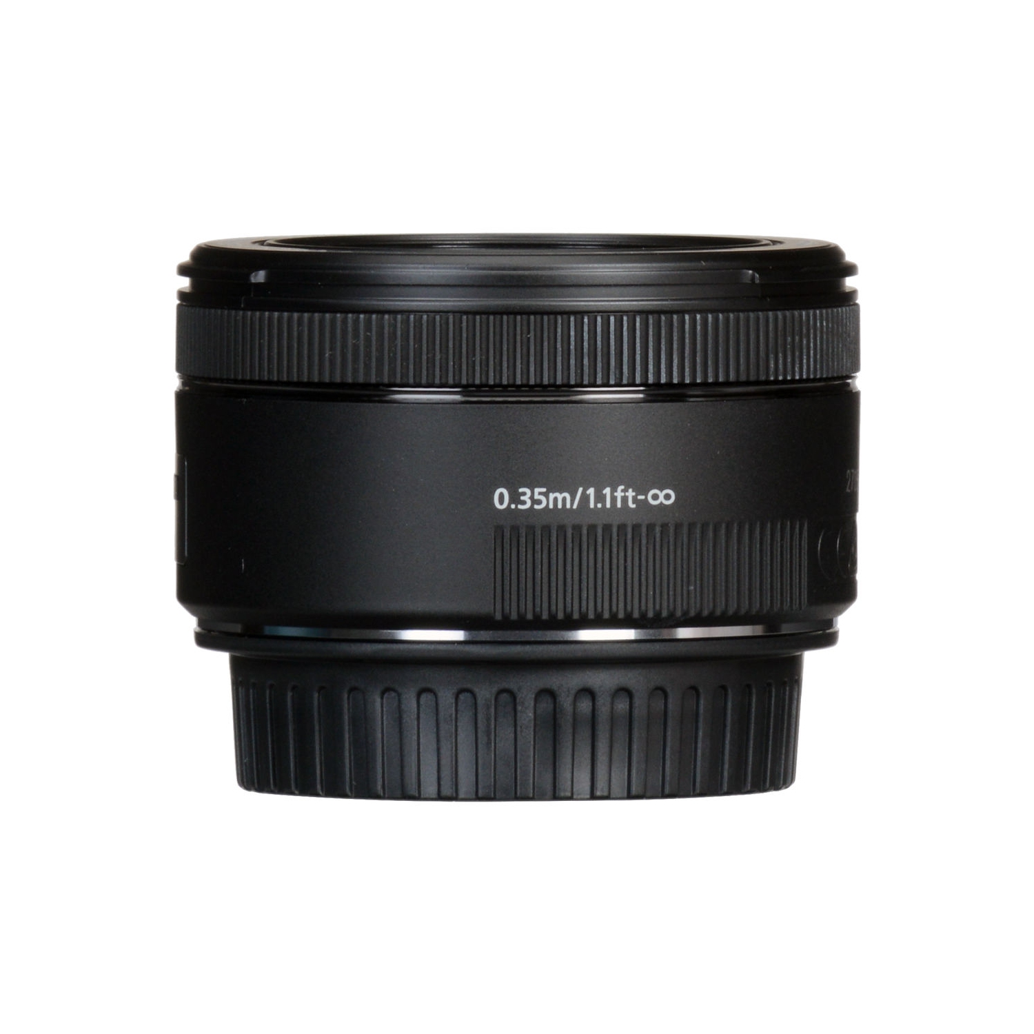 Objectif EF 50 mm f/1.8 STM de Canon avec trousse de filtre et base de protection