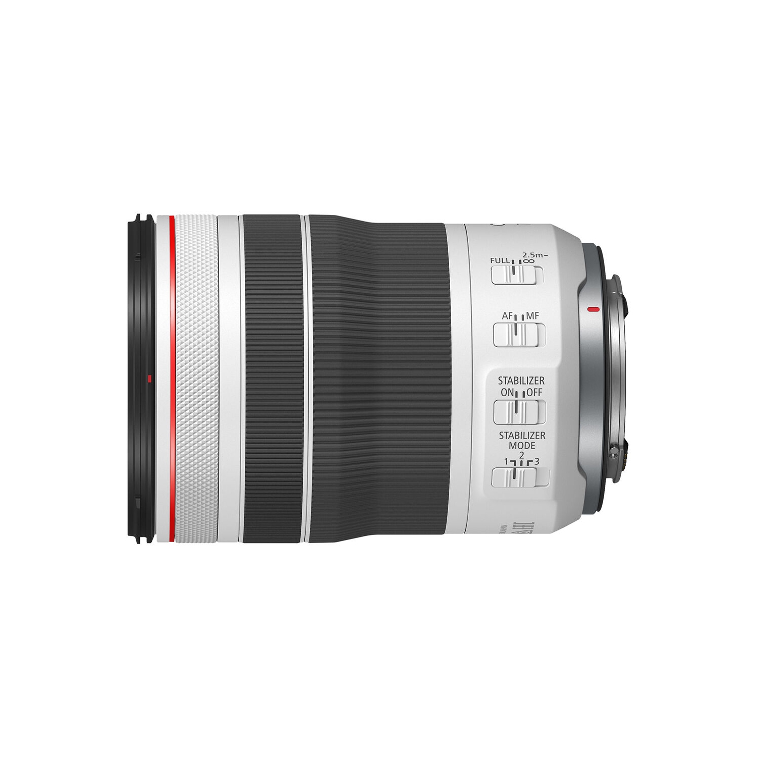 Objectif RF 70 mm f/4L IS USM de Canon + trousse de filtre + sac à dos + plus