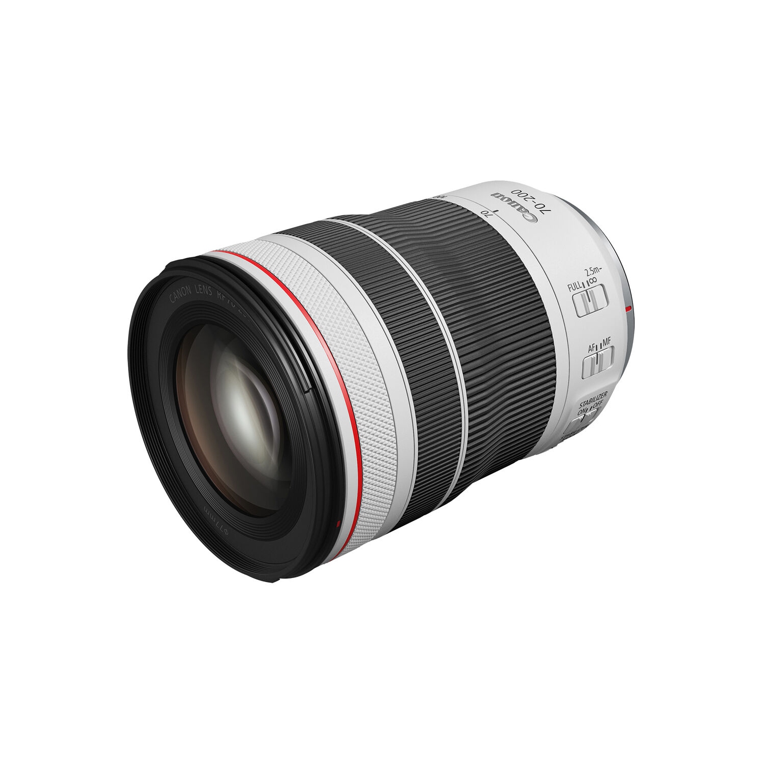 Objectif RF 70 mm f/4L IS USM de Canon + trousse de filtre + sac à dos + plus