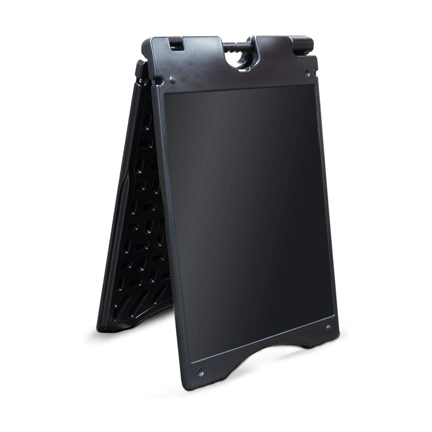 Jumbl A-Frame Signboard 22" x 28" Display Surface - Large Outdoor Sandwich Board w/Weather Resistant PVC Sign Protector & Sand Fill Holes - Dual