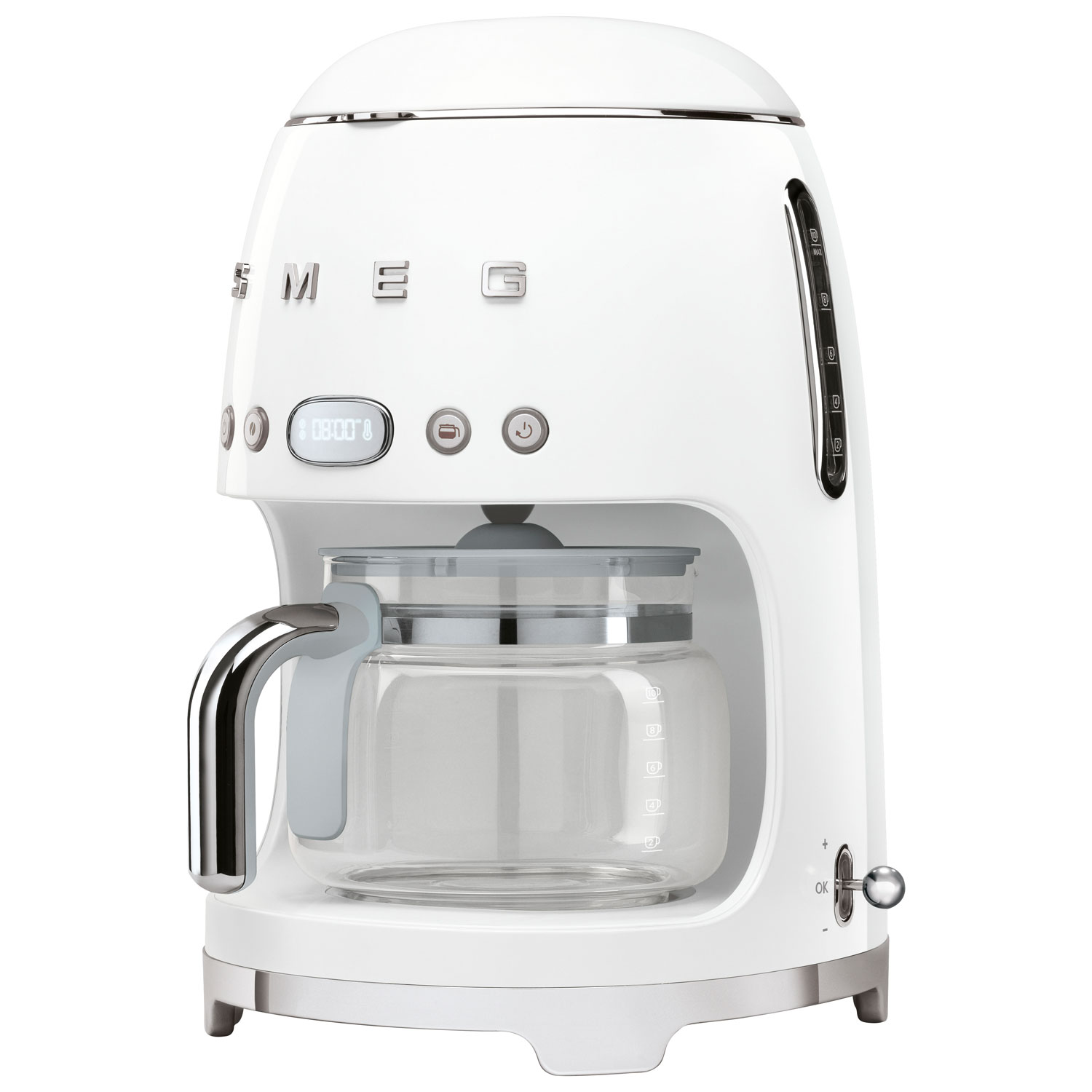 Smeg 10-Cup Drip Coffee Maker - White