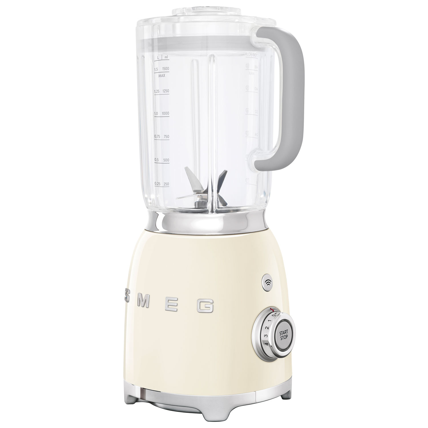 Smeg 50's Style 1.4L 600-Watt Countertop Blender - Cream