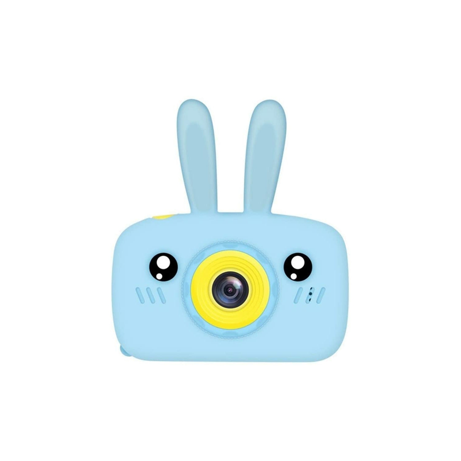 SAMA Kids Camera Blue , Digital Video Camera Cartoon Toy 8.0mp Inch Hd Screen Rechargeable Shockproof