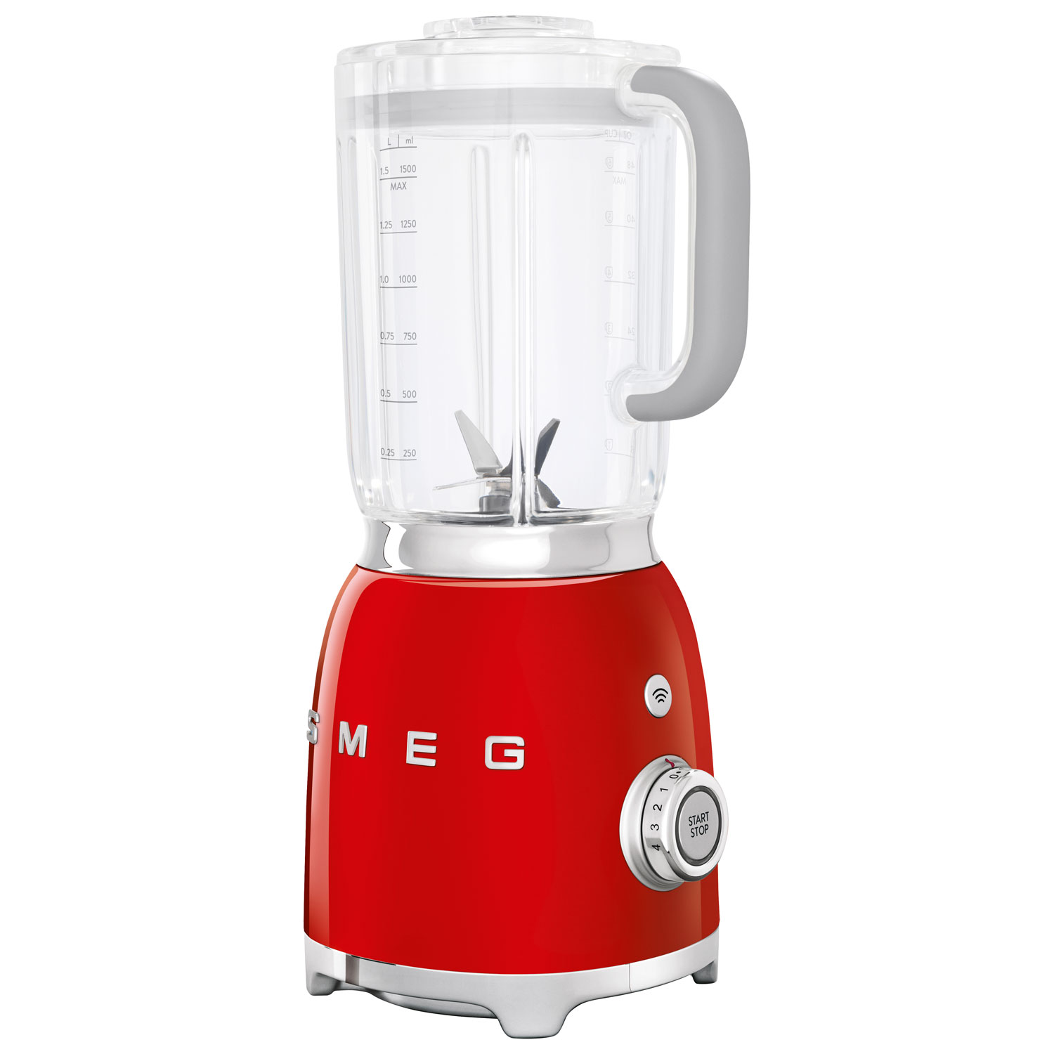 Smeg 50's Style 1.4L 600-Watt Countertop Blender - Red