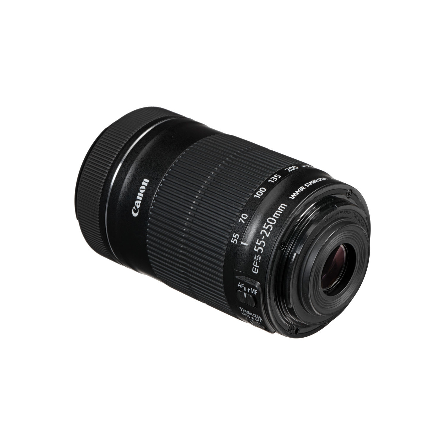 Objectif EF-S 55-250&nbsp;mm f/4-5,6 IS STM de Canon + filtre + sac à dos + plus