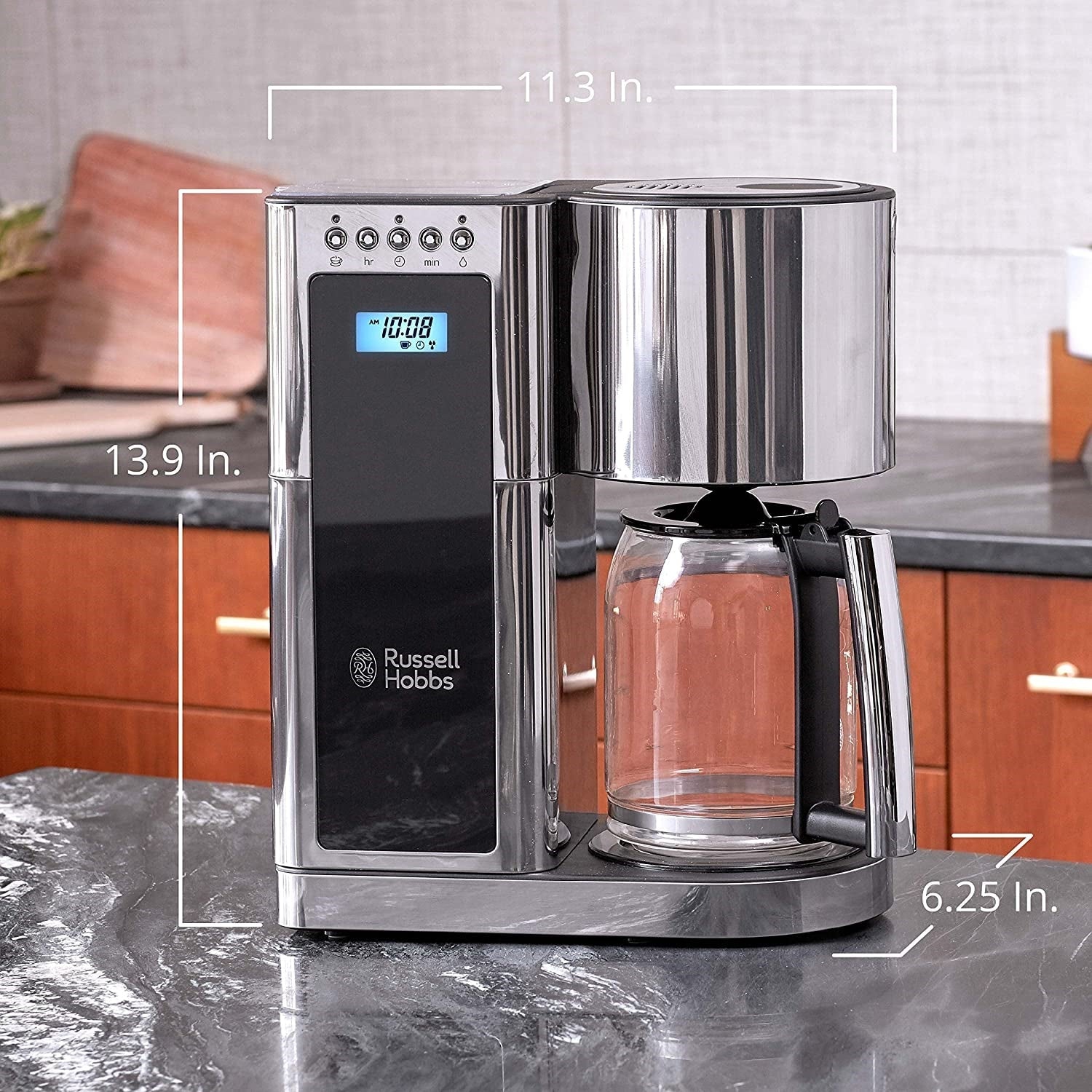 Russell Hobbs COFFEE MAKER 800 W Espresso and Cappuccino Maker 240 ml  RCM800E – Ac World Electronics