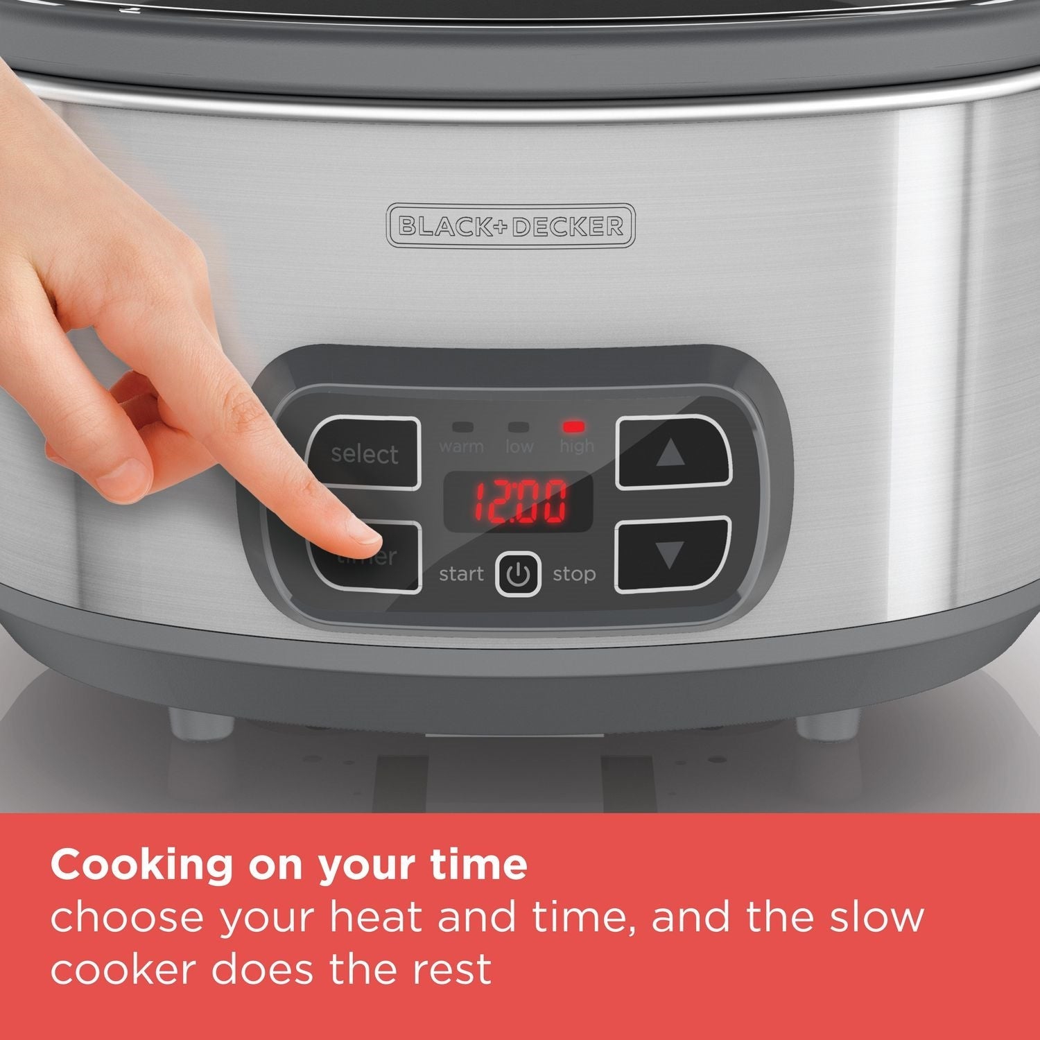 black and decker digital slow cooker