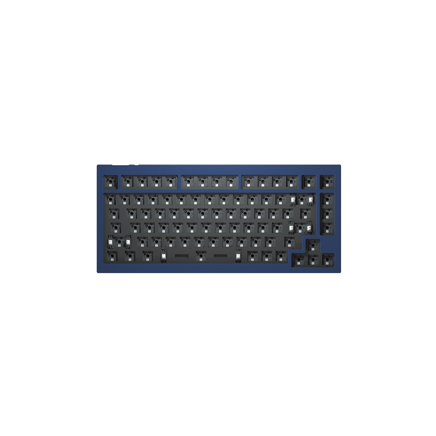 Keychron Q1 Hotswap RGB - Blue - Barebone - 75% - Windows Mac OS (Q1A3)