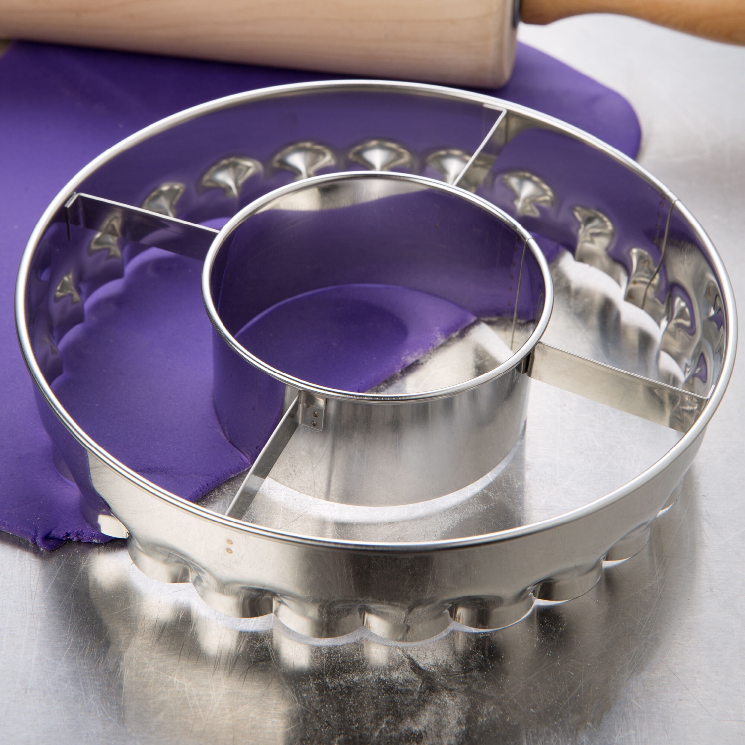 2" Stainless Steel Jumbo Frill / Ruffle Cutter