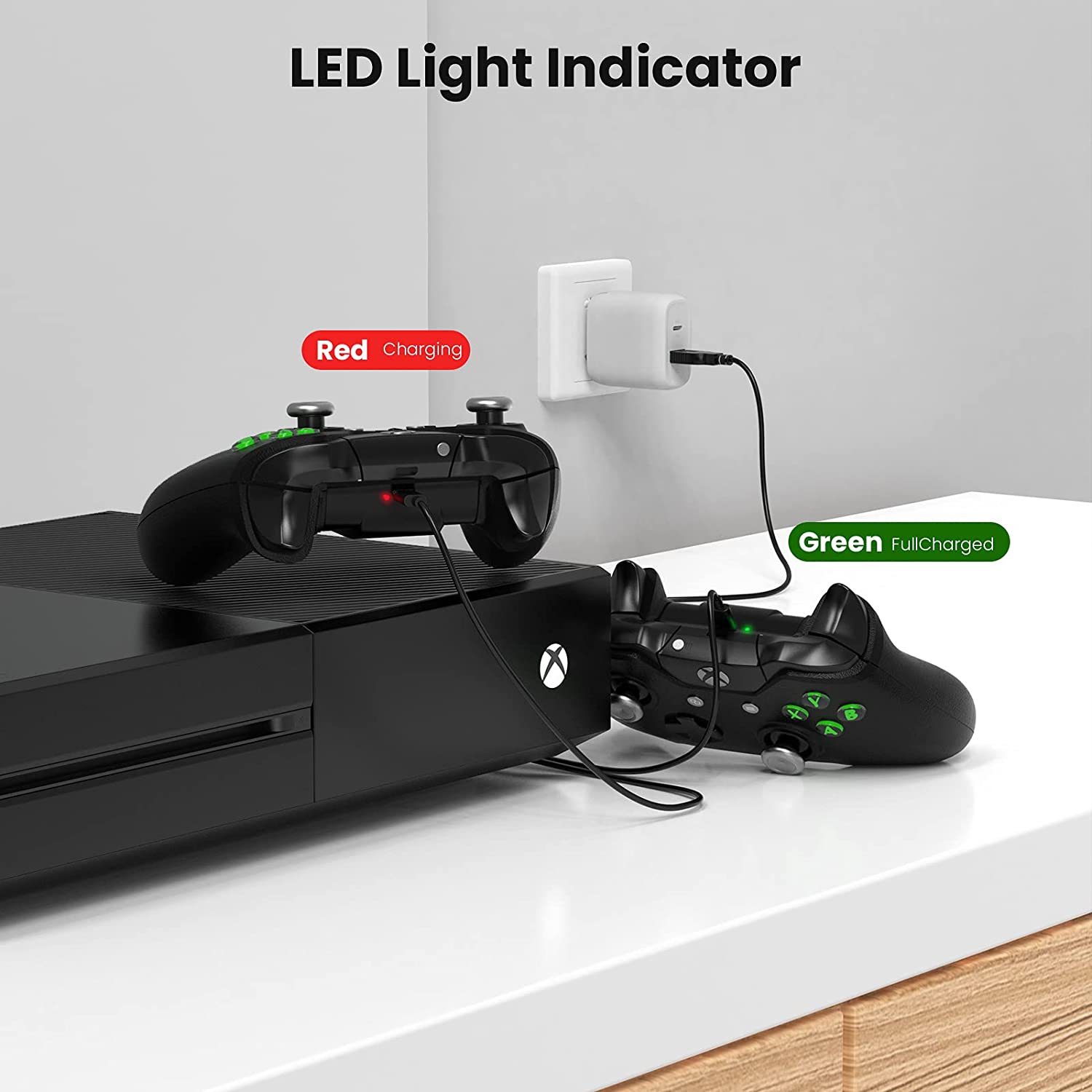 SAMA - Batterie rechargeable pour manettes Xbox One - 2 piles Ni-MH 1200 mAh