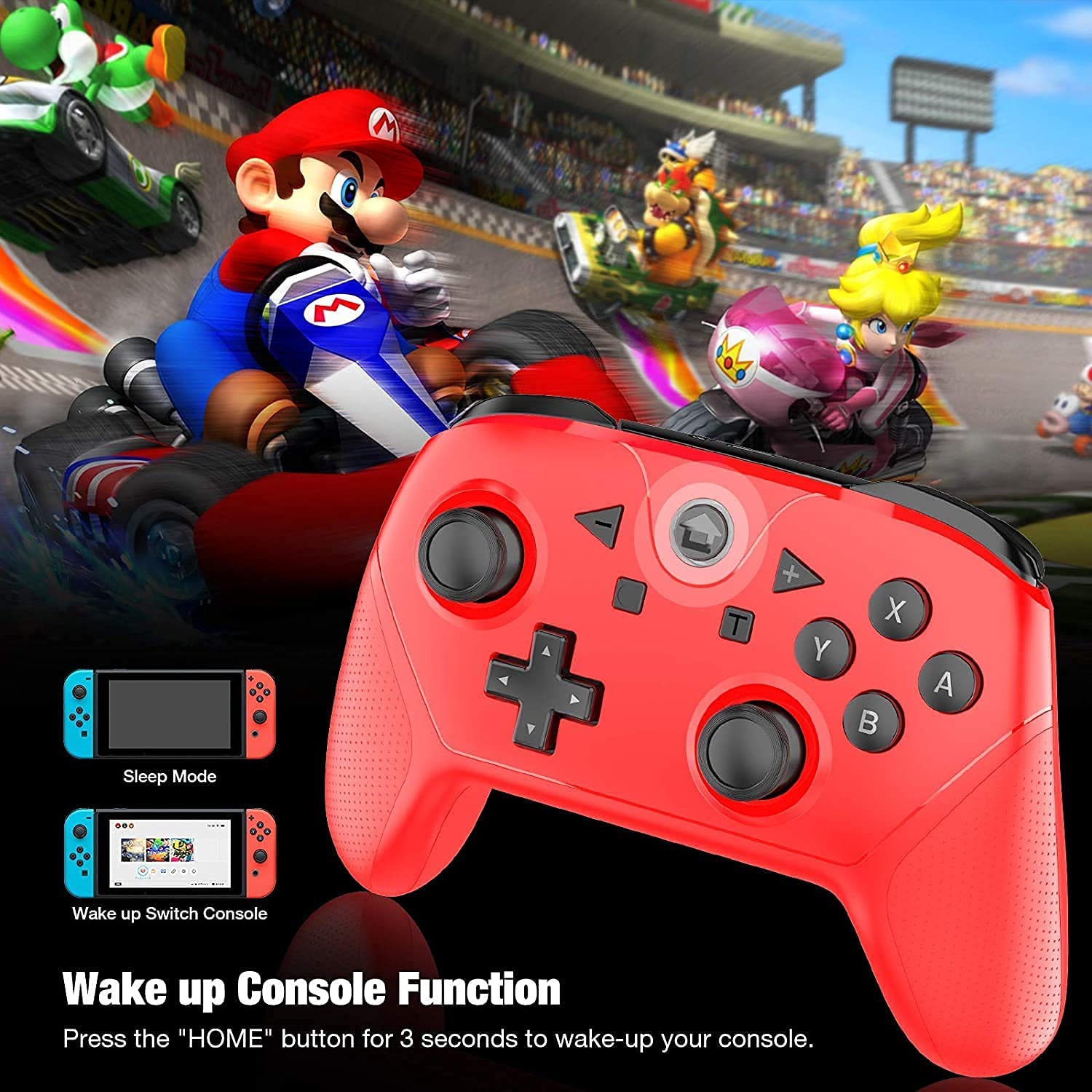 Wireless Controller for Switch/Switch Lite,Wireless Switch Pro Controller Remote Gamepad Joystick