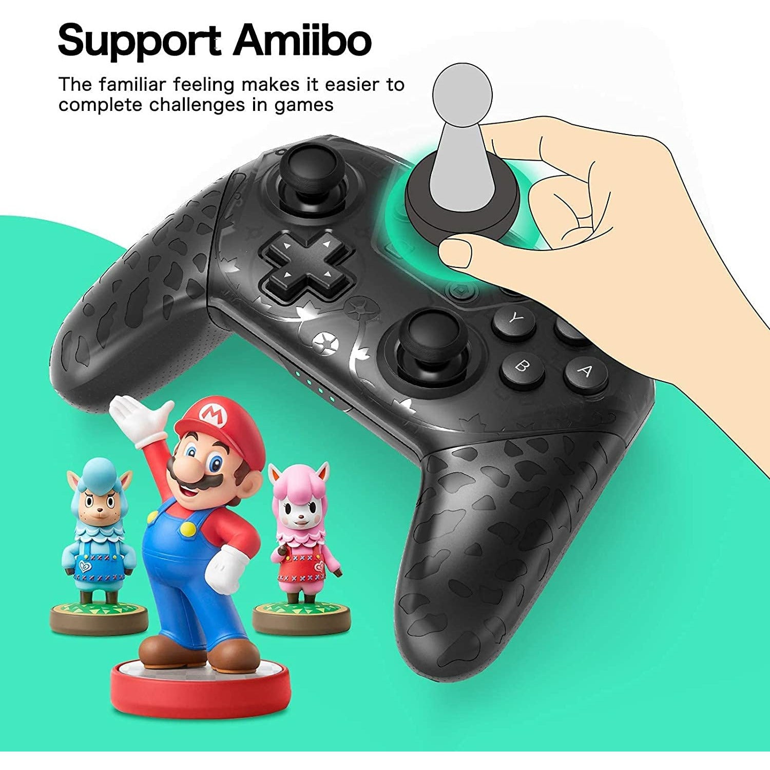 Wireless Pro Controller Gamepad Support Vibration Functions