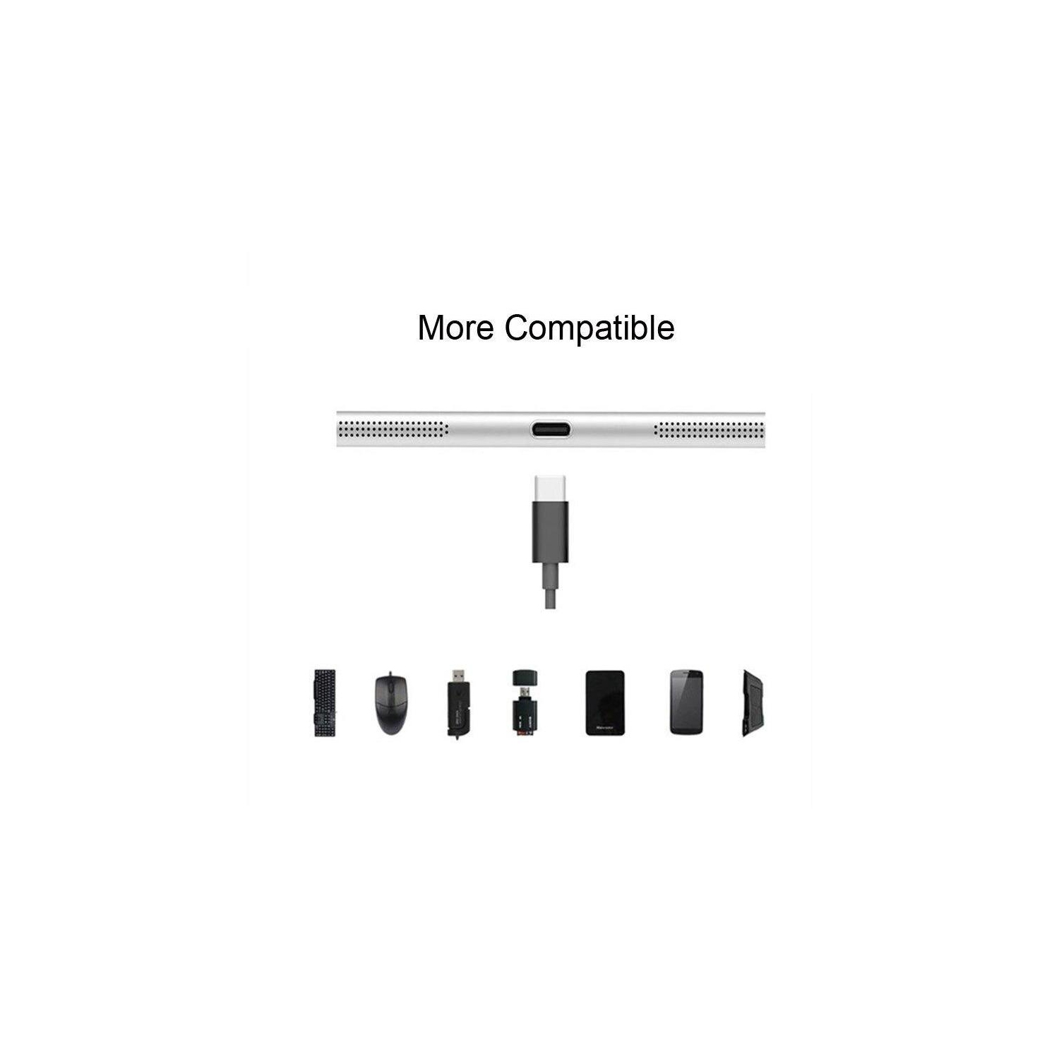 4 Ports Adapter Portable Multi USB C HUB 3.0 for Macbook pro