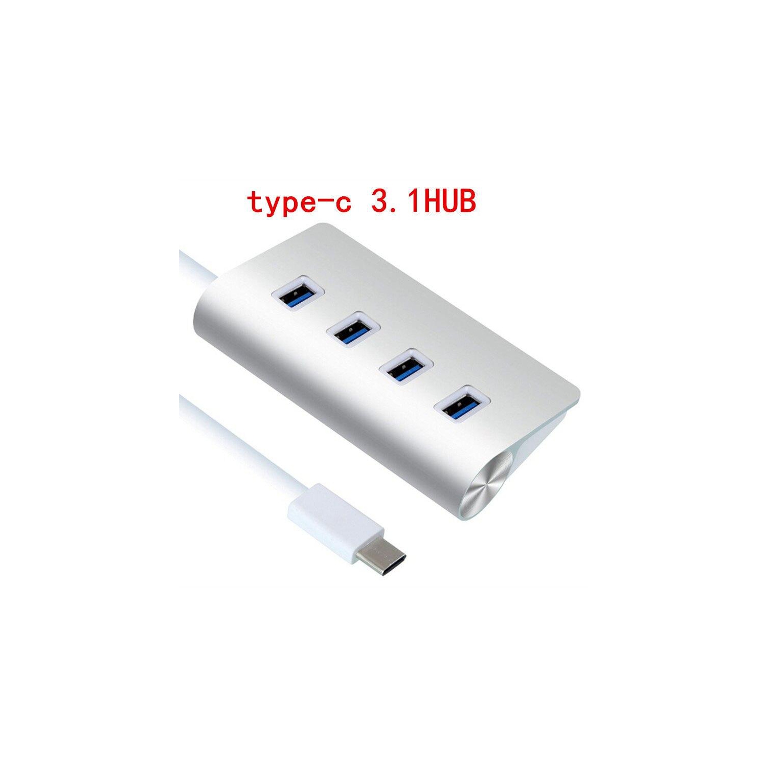 4 Ports Adapter Portable Multi USB C HUB 3.0 for Macbook pro