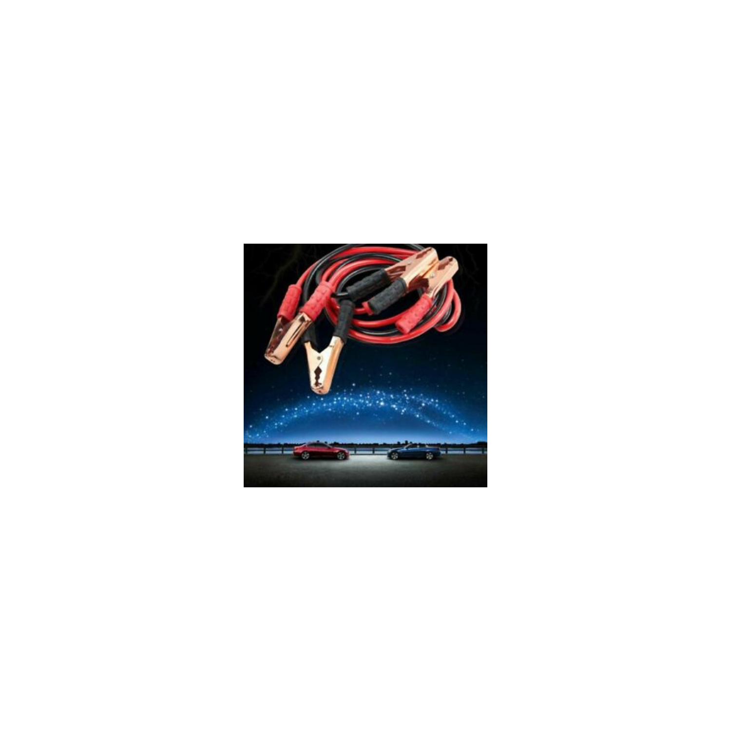 Démarreur de batterie de secours de calibre 4 câbles de démarrage de secours de voiture, 2 m, 500 a