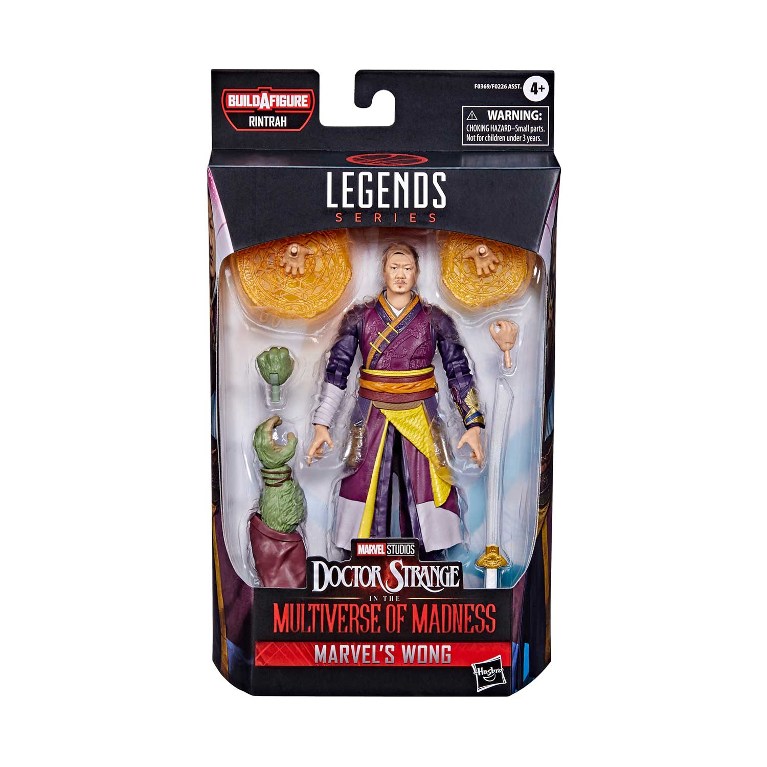 Marvel Legends Doctor Strange 6 Inch Action Figure BAF Rintrah - Wong