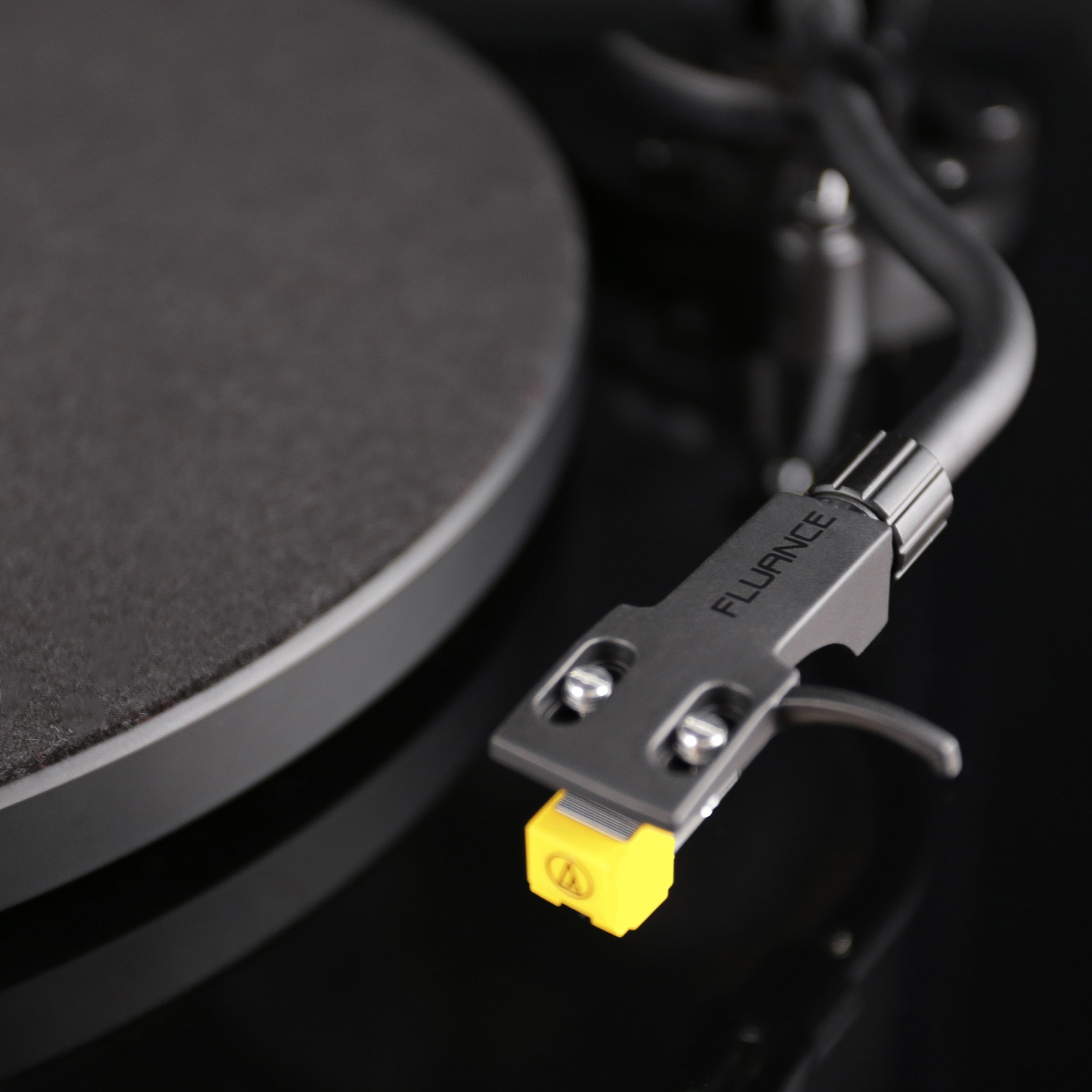 Fluance RT80 Classic Vinyl Turntable Record Player, Audio Technica Cartridge with Record Weight and Vinyl Cleaning Kit