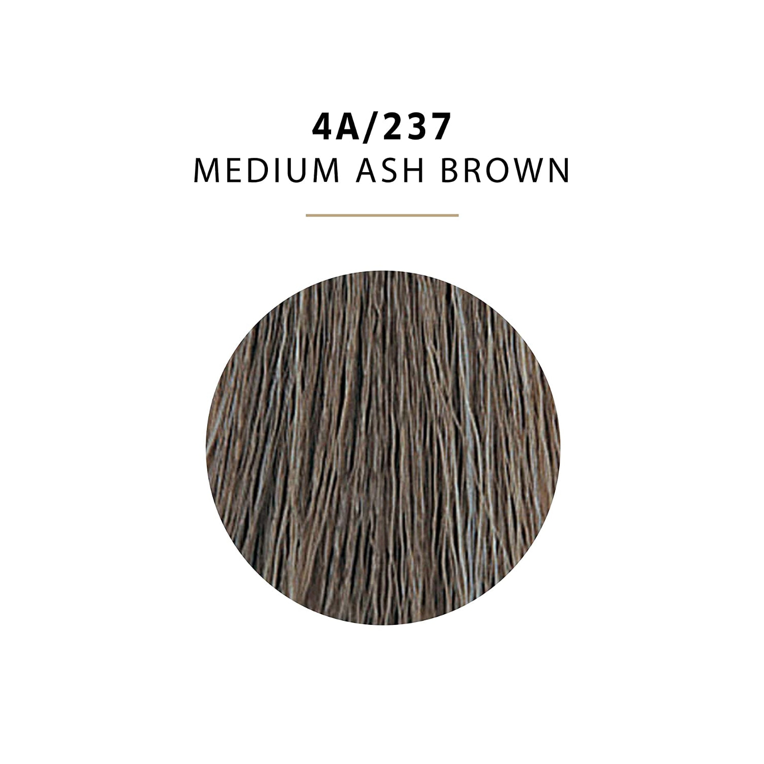 Wella ColorCharm Permanent Liquid Hair Color 4A/Medium Ash Brown, 42mL