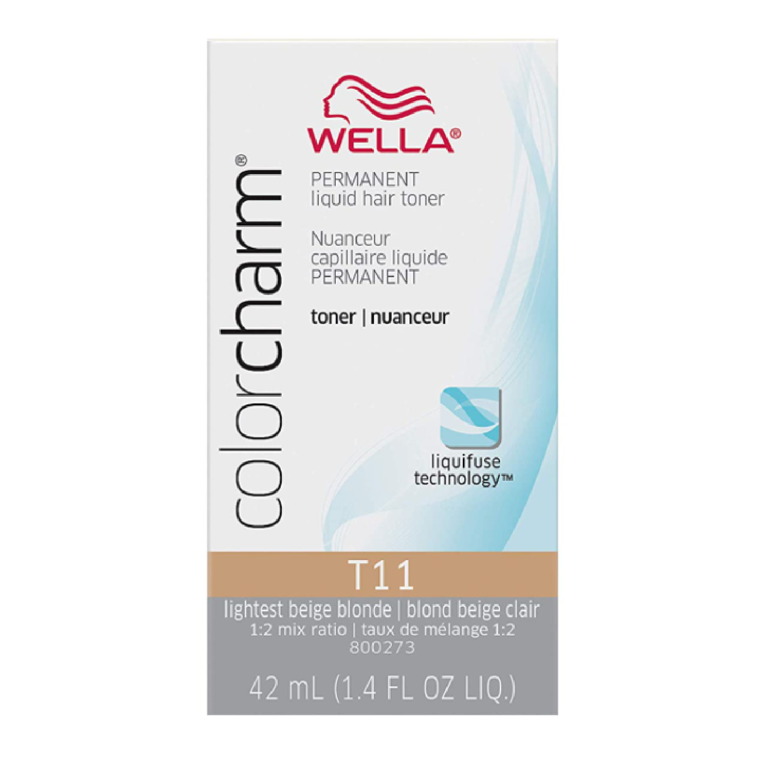 Wella ColorCharm Permanent Liquid Hair Toner T11, 42mL