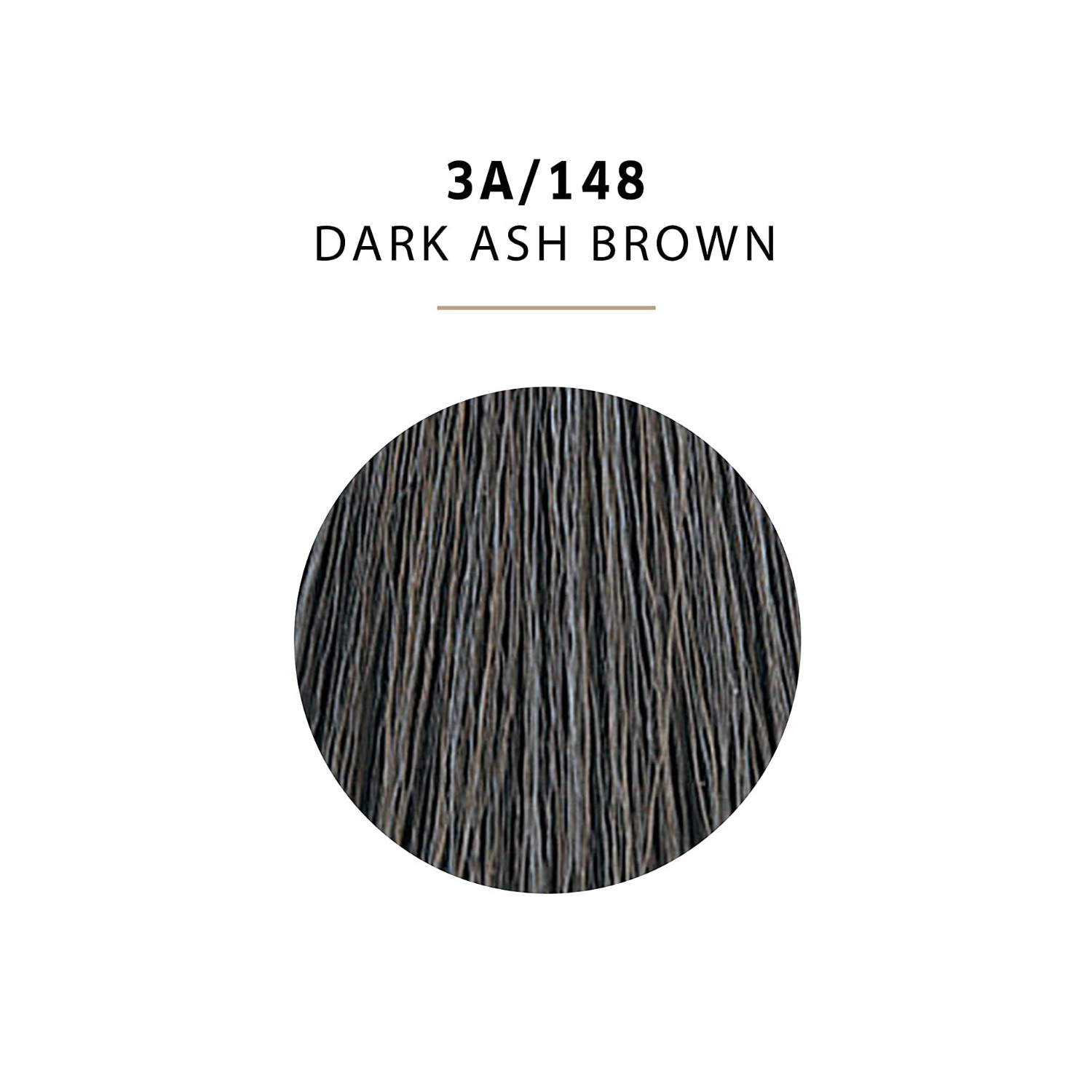 Wella ColorCharm Permanent Liquid Hair Color 3A/Dark Ash Brown, 42mL