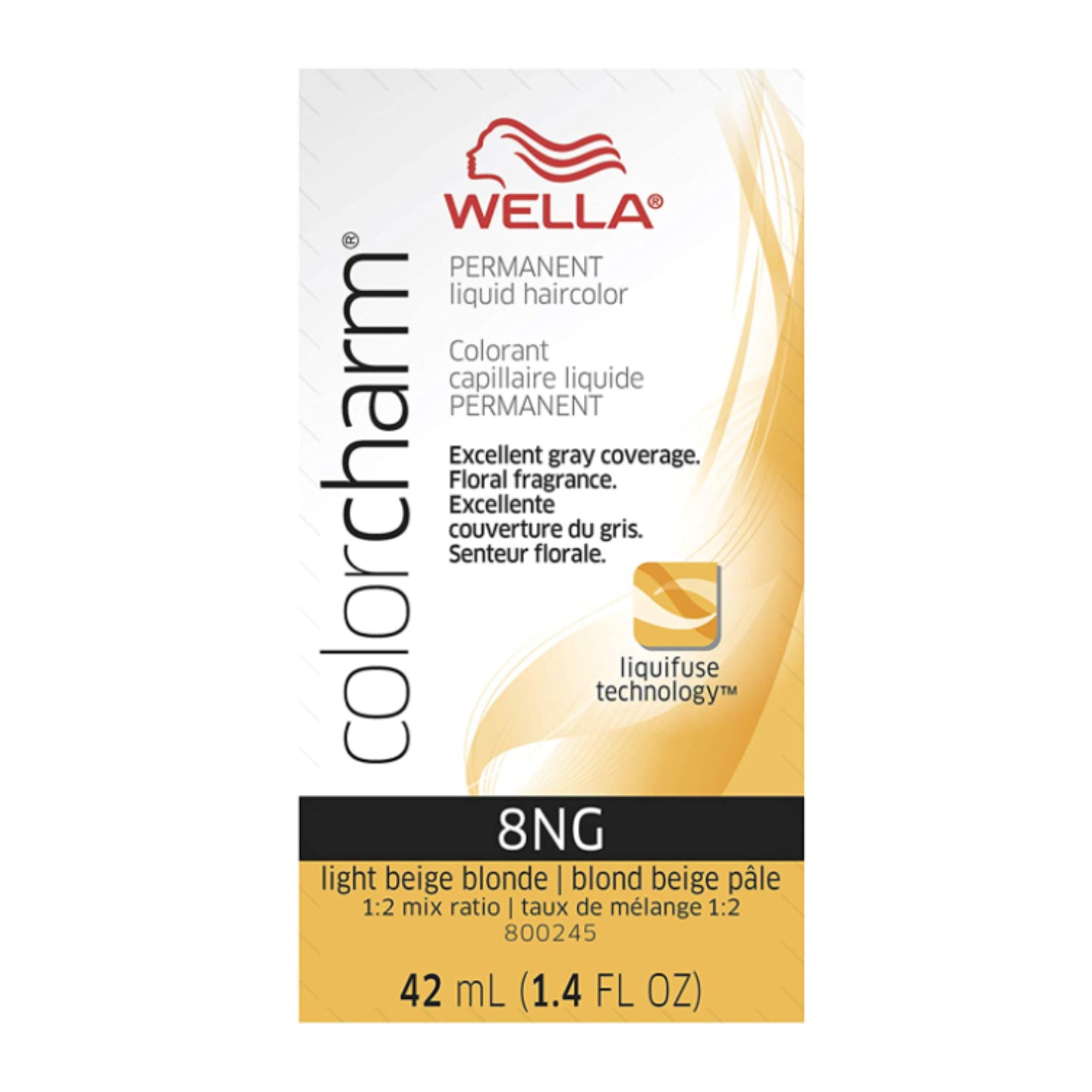 Wella Color Charm Permanent Liquid Haircolor – 8NG Light Beige Blonde by Wella for Unisex – 1.4 oz Hair Color